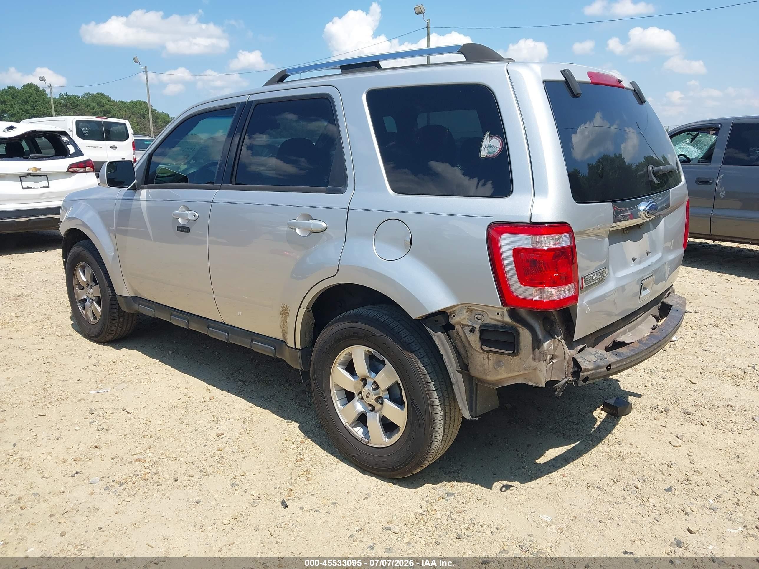 2010 Ford Escape Limited Silver vin: 1FMCU0E71AKC83016