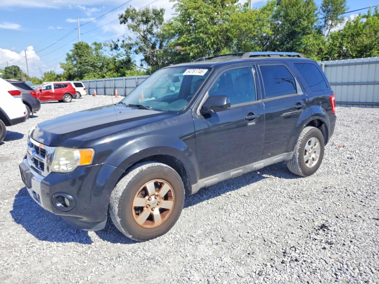 2011 Ford Escape Limited Черный vin: 1FMCU0E71BKB27592