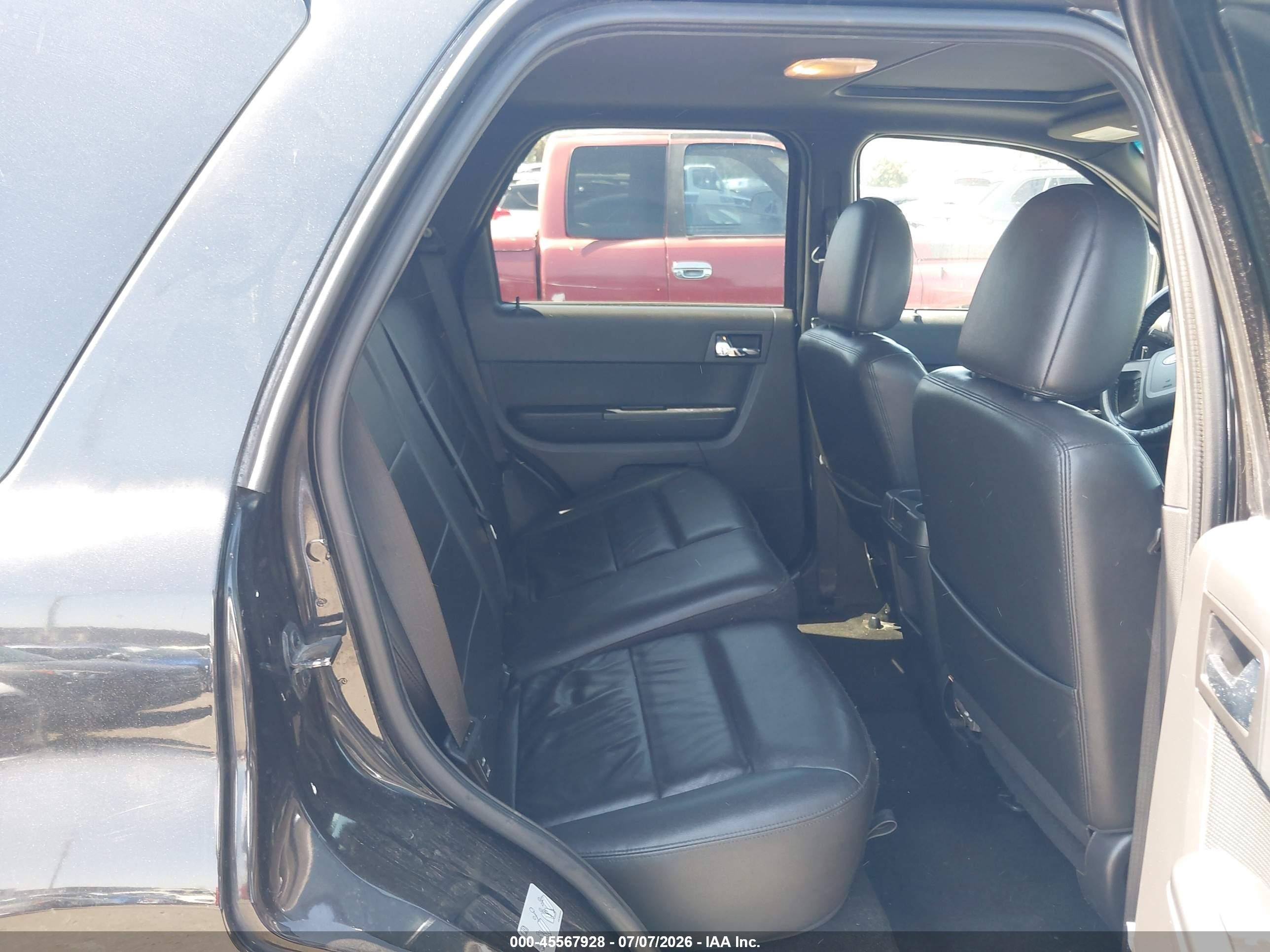 2011 Ford Escape Limited Black vin: 1FMCU0E71BKB48412