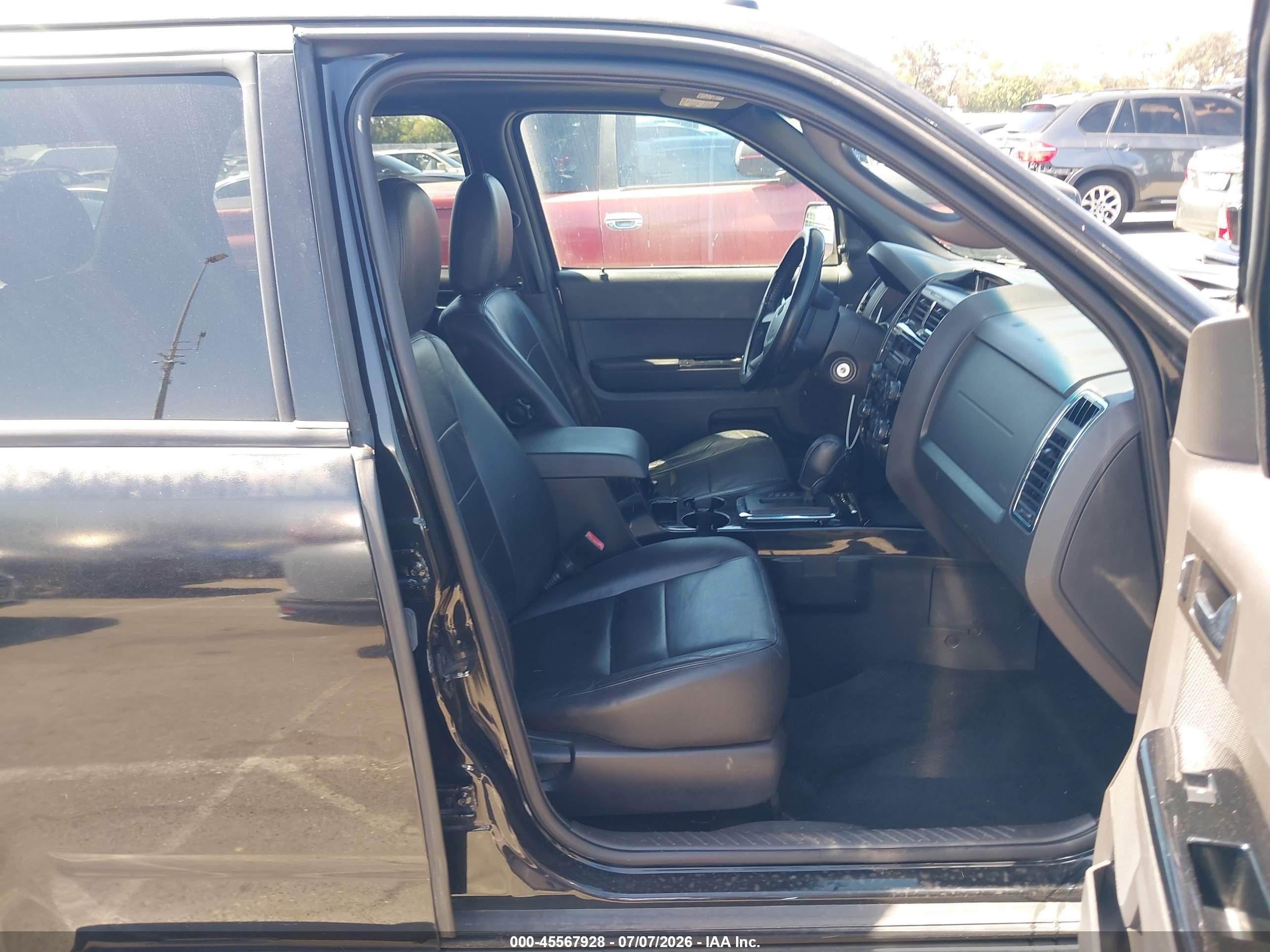 2011 Ford Escape Limited Black vin: 1FMCU0E71BKB48412