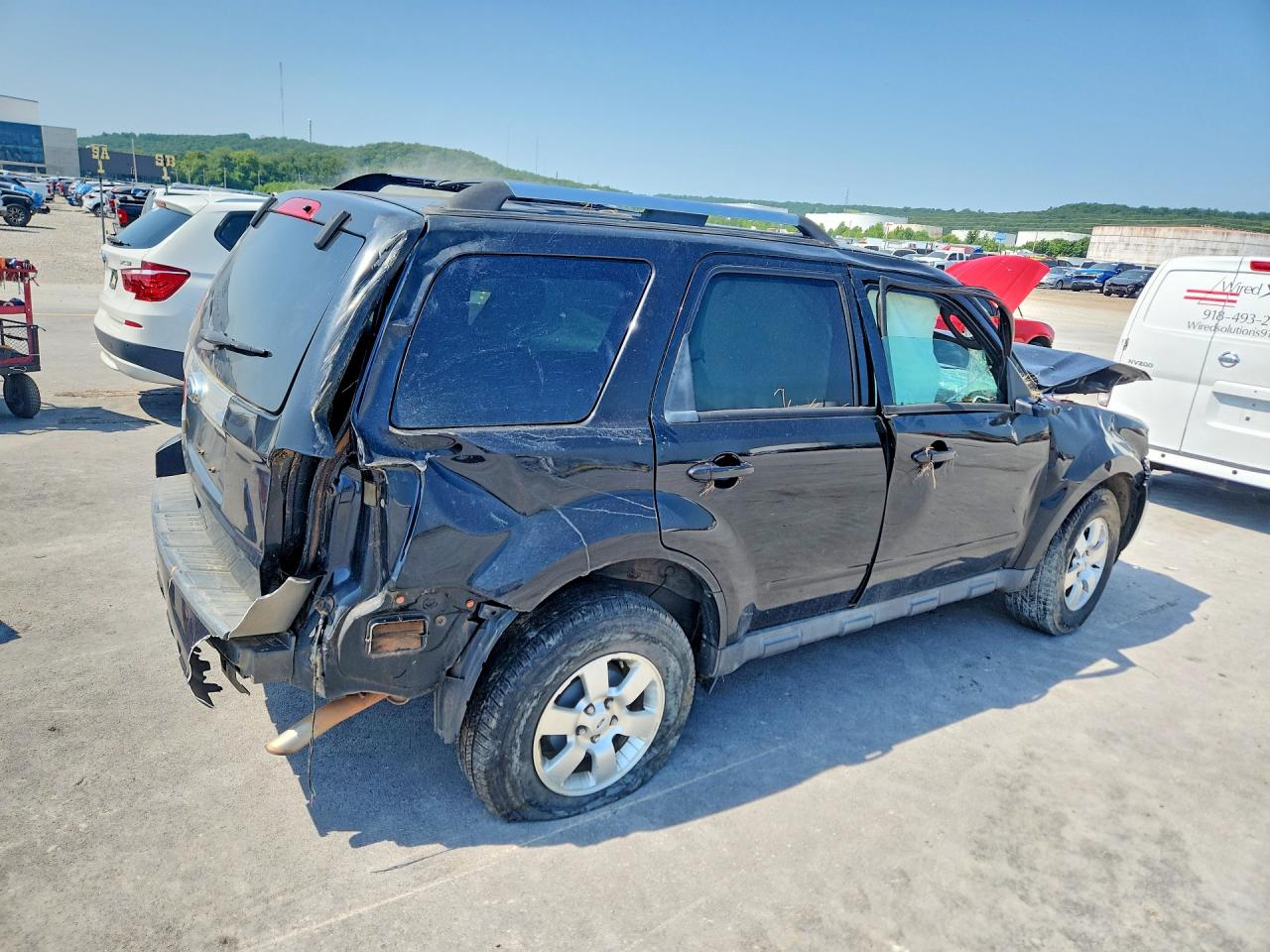 2011 Ford Escape Limited Black vin: 1FMCU0E71BKC22721