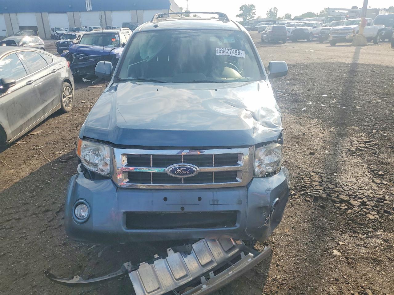 2012 Ford Escape Limited Blue vin: 1FMCU0E71CKA13917