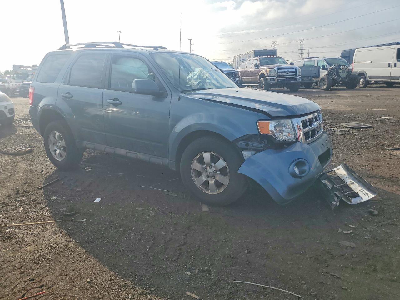 2012 Ford Escape Limited Blue vin: 1FMCU0E71CKA13917
