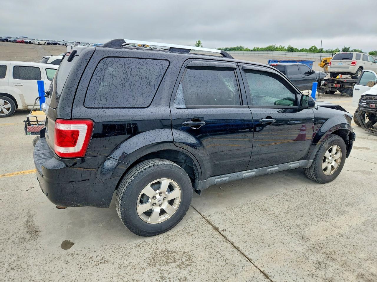 2012 Ford Escape Limited Black vin: 1FMCU0E71CKC52089
