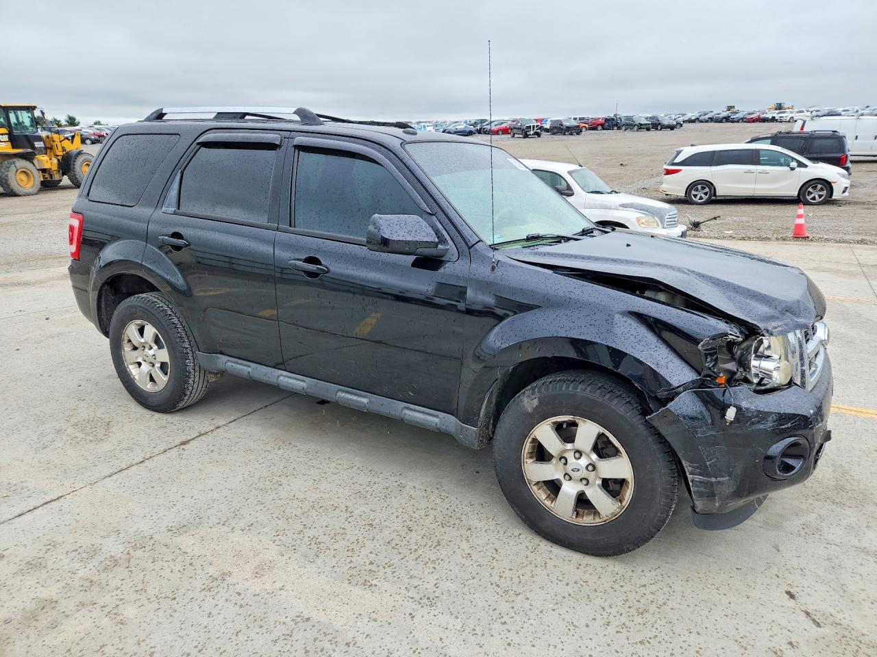 2012 Ford Escape Limited Black vin: 1FMCU0E71CKC52089