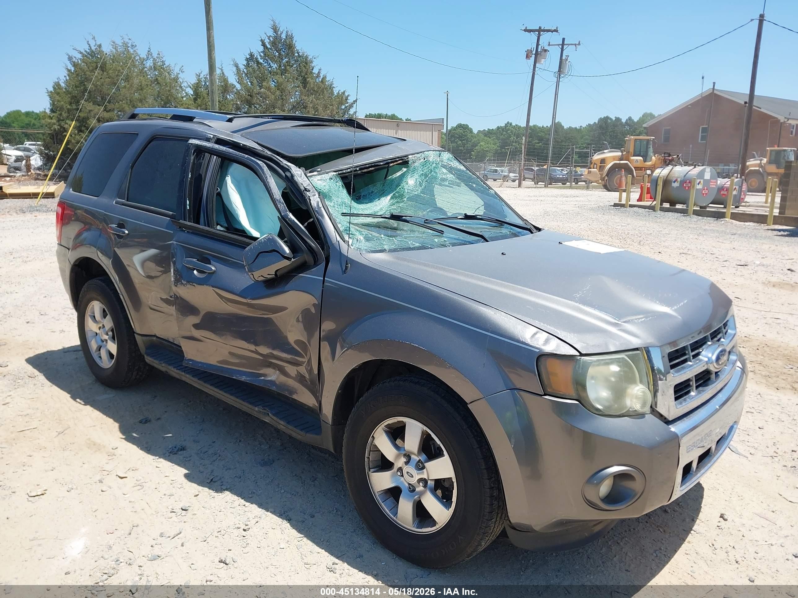 2010 Ford Escape Limited Gray vin: 1FMCU0E72AKC28302