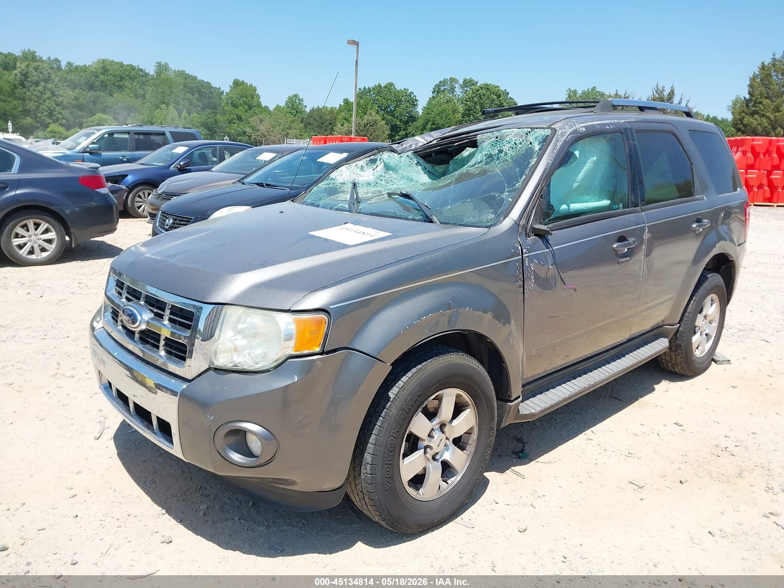 2010 Ford Escape Limited Gray vin: 1FMCU0E72AKC28302