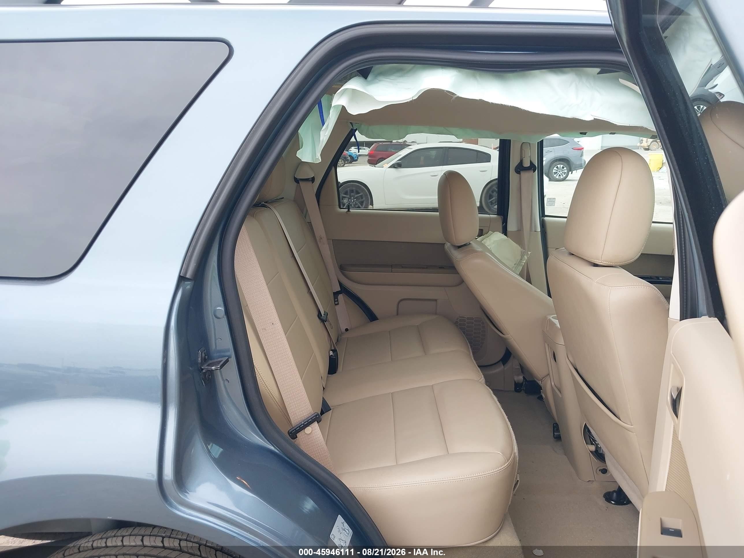 2011 Ford Escape Limited Синий vin: 1FMCU0E72BKA92576