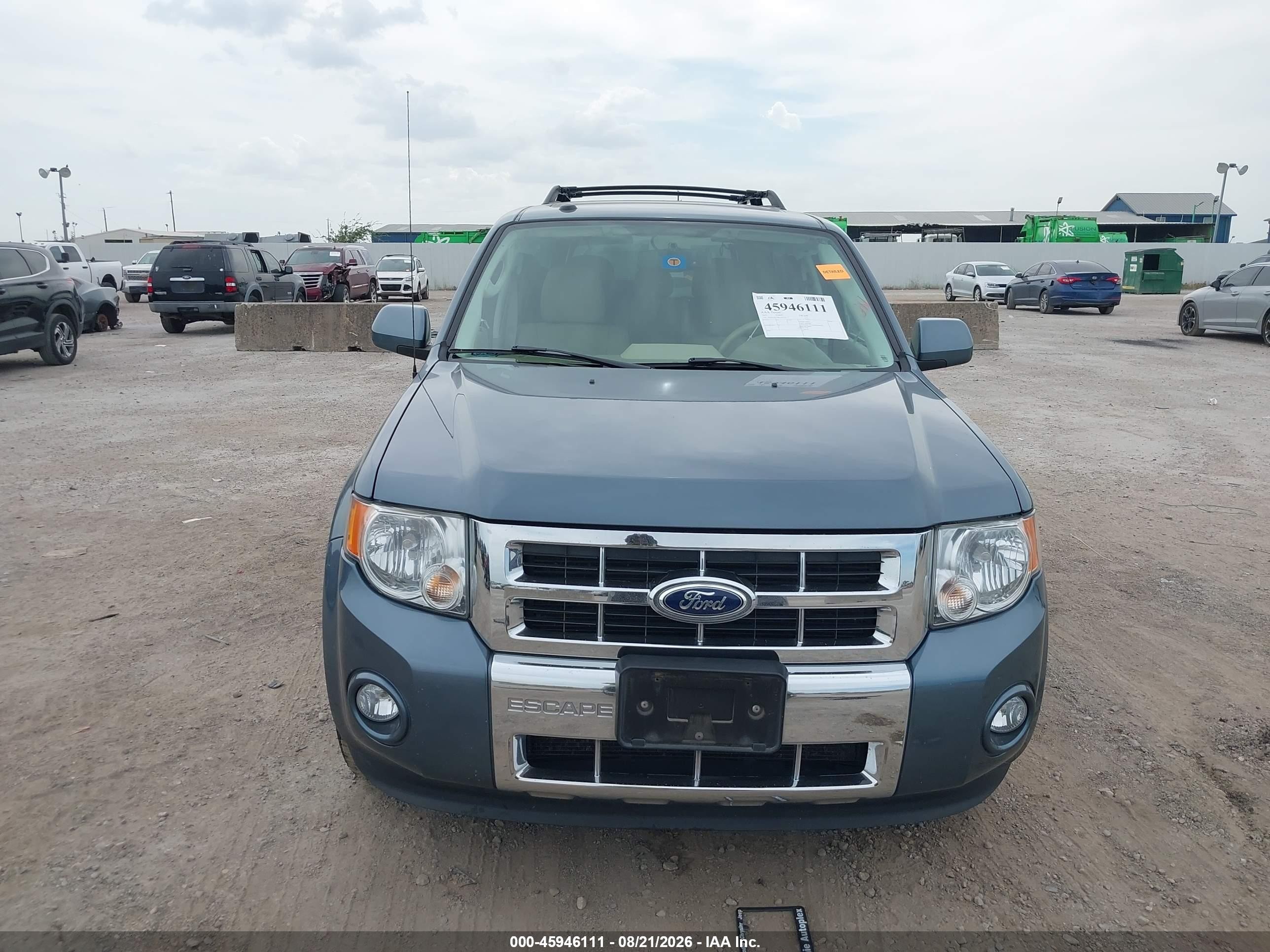 2011 Ford Escape Limited Синий vin: 1FMCU0E72BKA92576