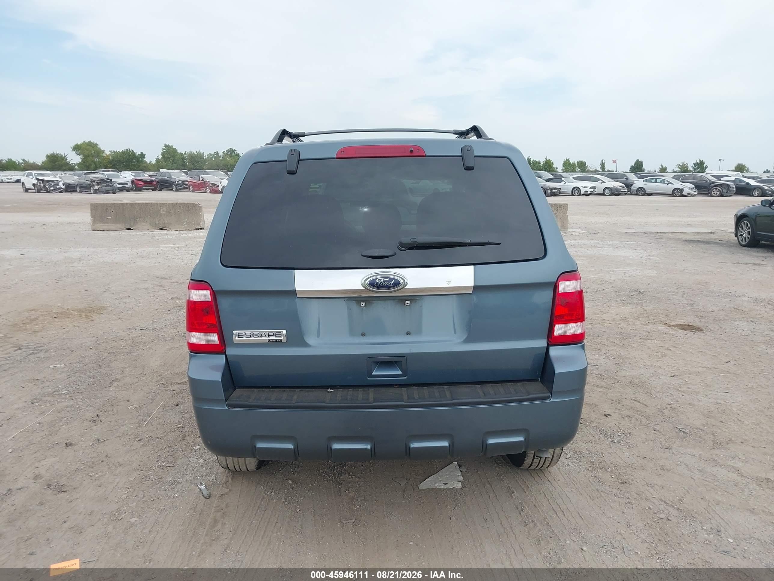 2011 Ford Escape Limited Синий vin: 1FMCU0E72BKA92576