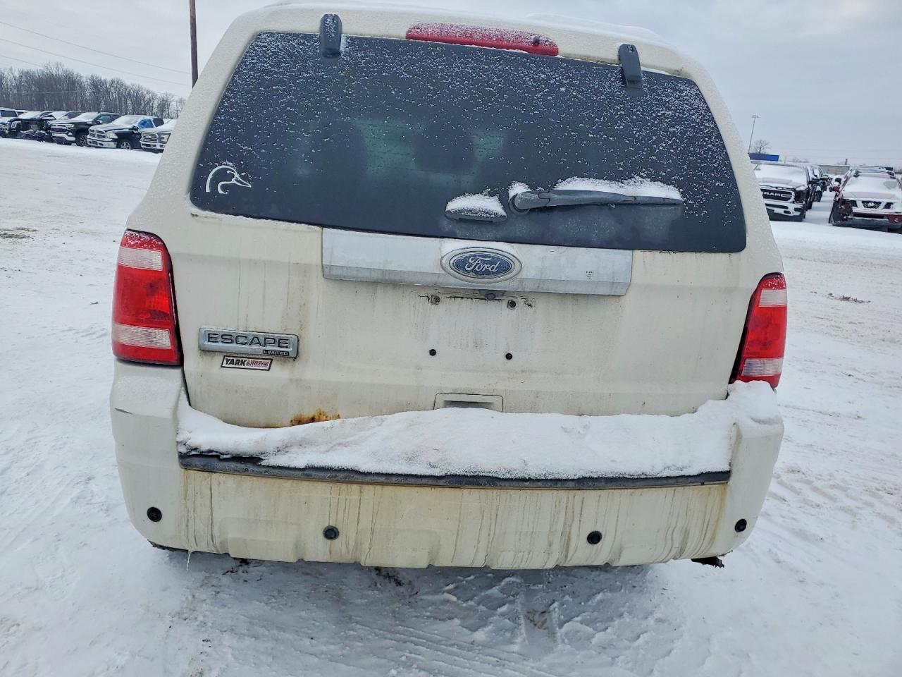 2012 Ford Escape Limited White vin: 1FMCU0E72CKB52681