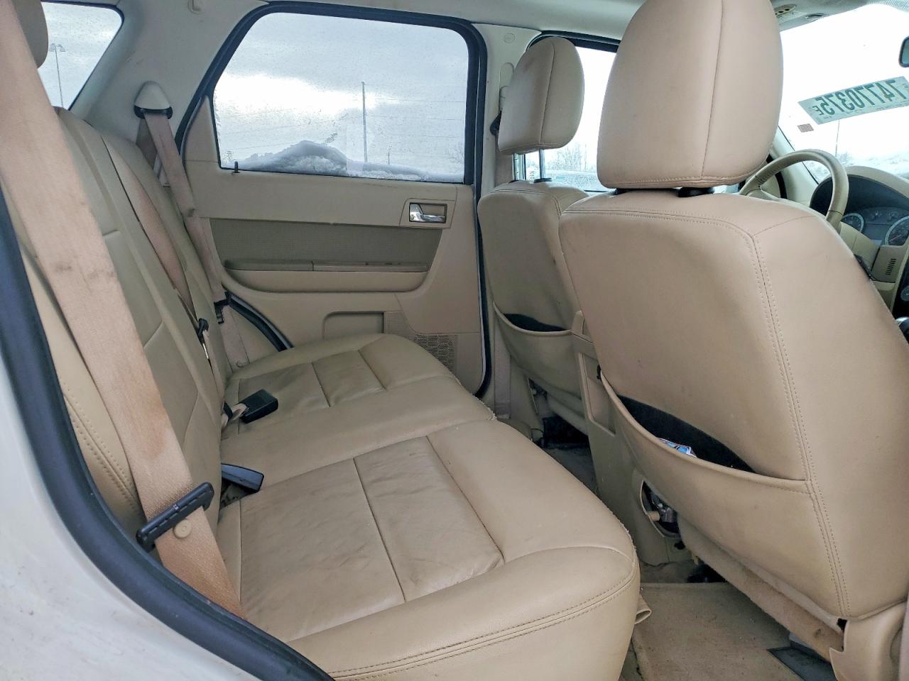 2012 Ford Escape Limited White vin: 1FMCU0E72CKB52681