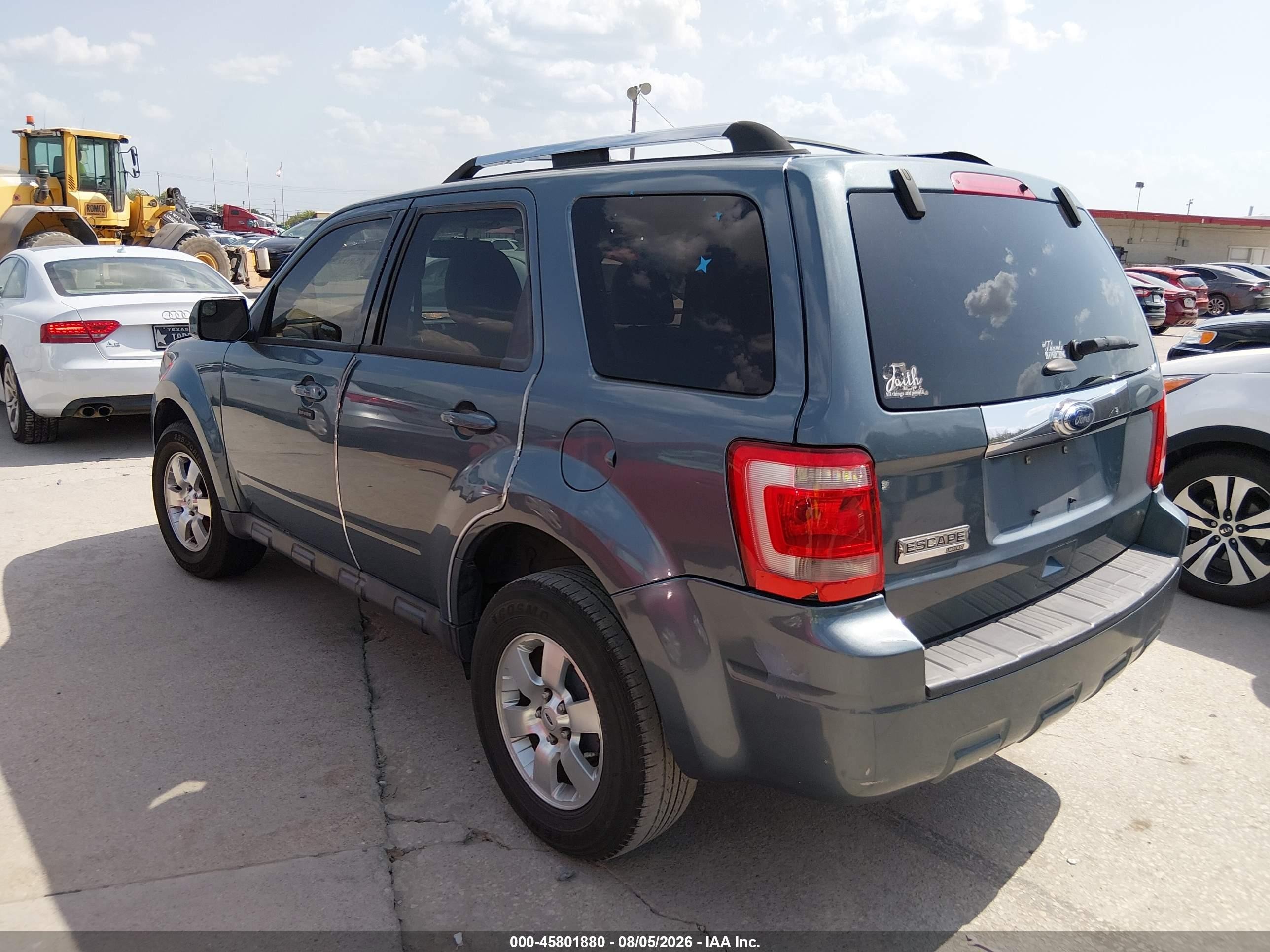 2012 Ford Escape Limited Green vin: 1FMCU0E72CKB83168