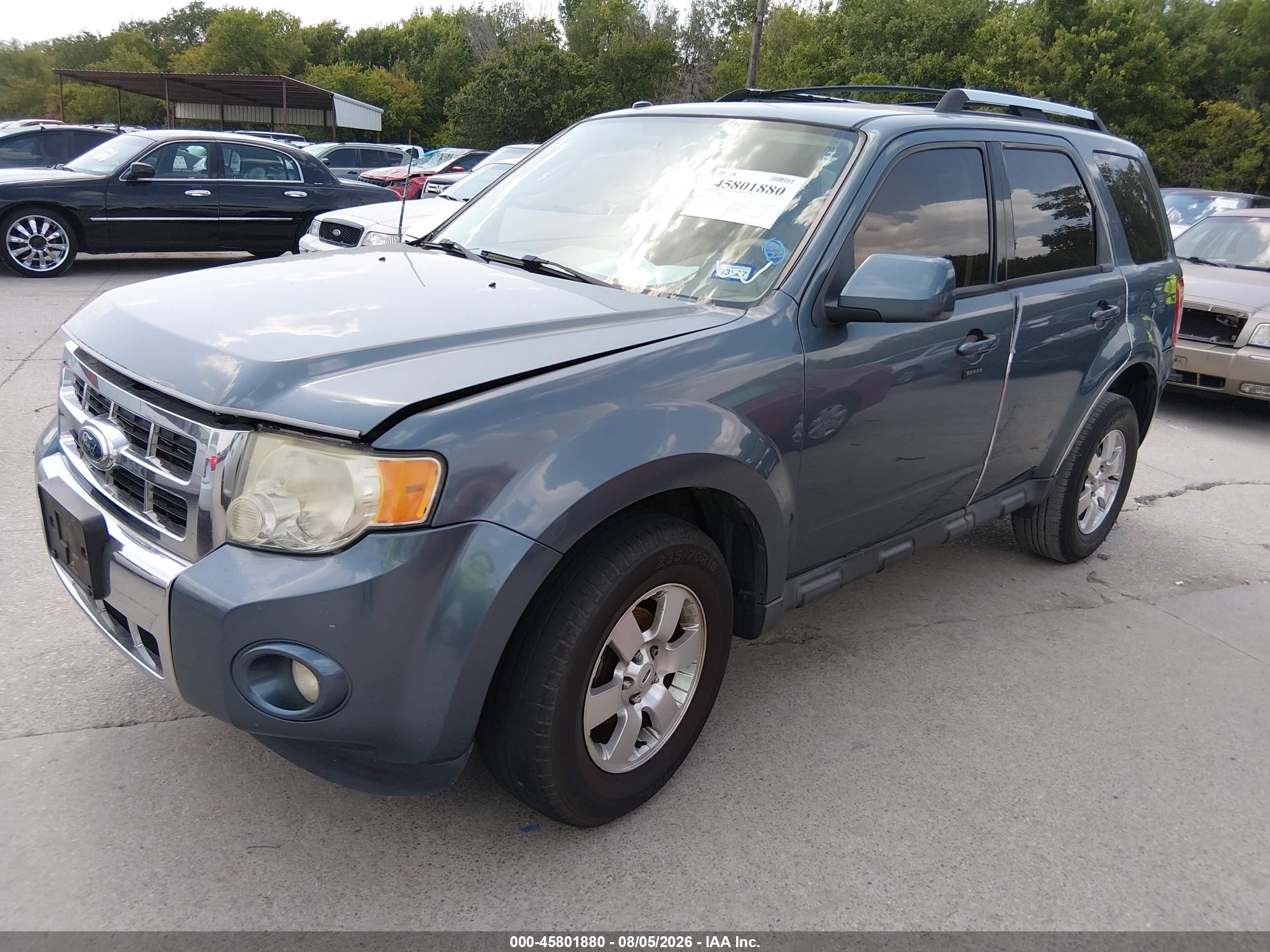 2012 Ford Escape Limited Green vin: 1FMCU0E72CKB83168