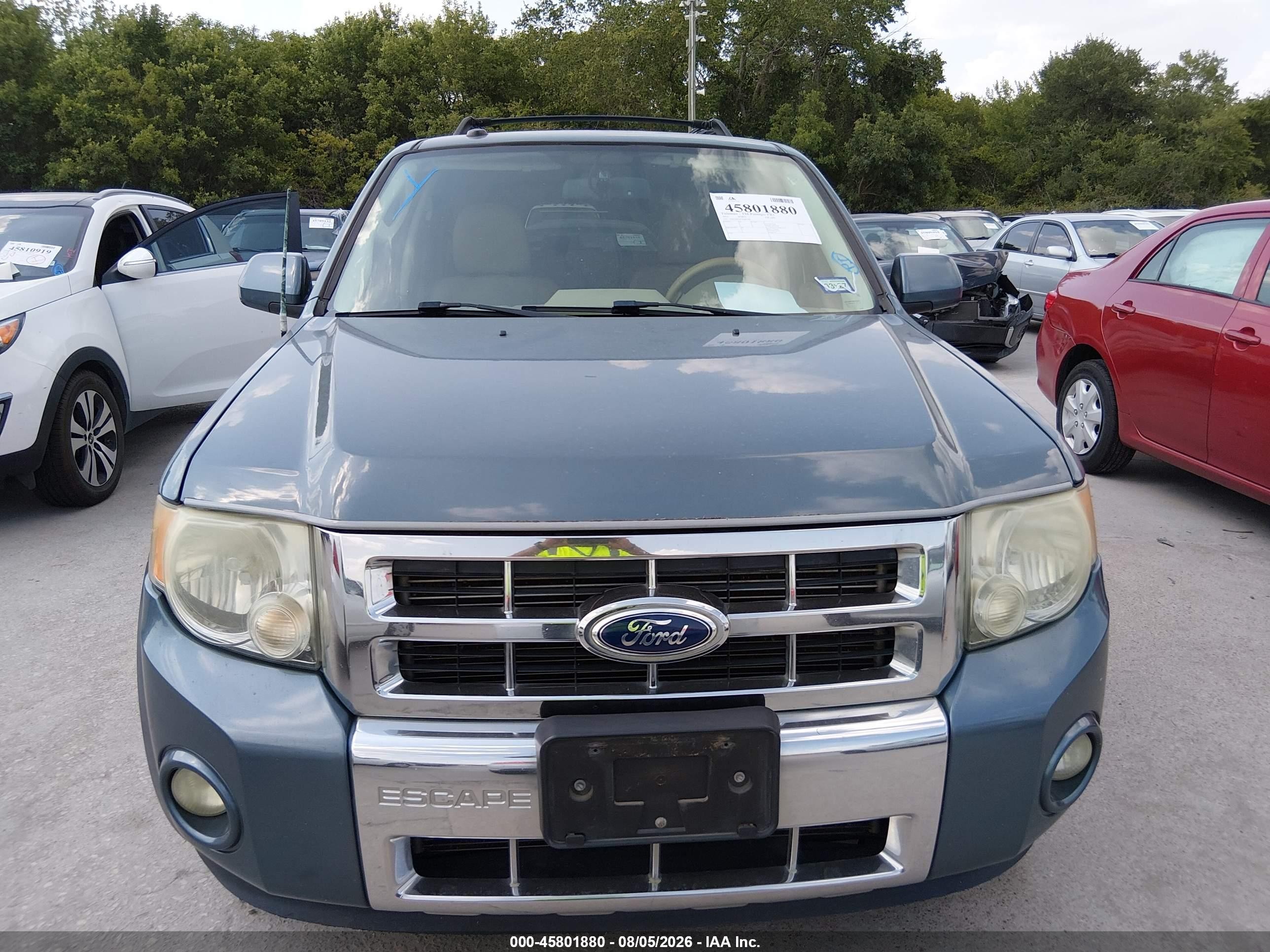 2012 Ford Escape Limited Green vin: 1FMCU0E72CKB83168