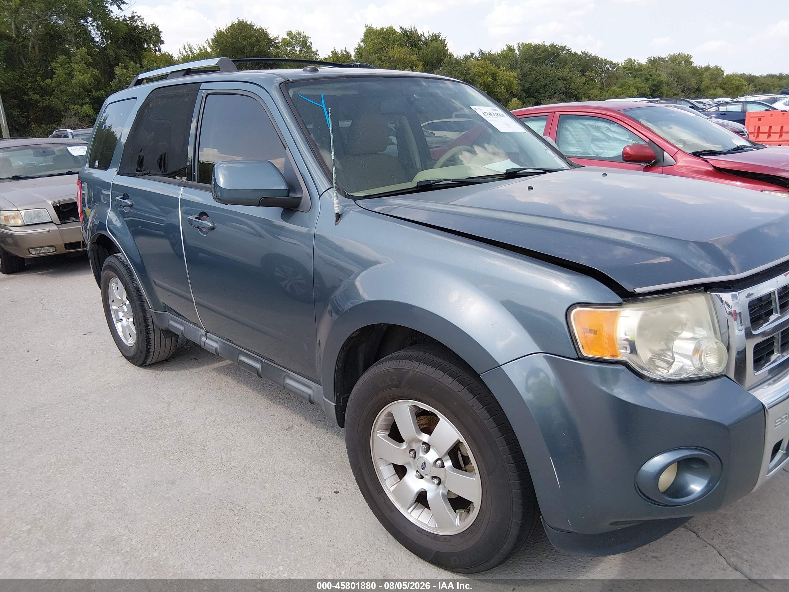 2012 Ford Escape Limited Green vin: 1FMCU0E72CKB83168