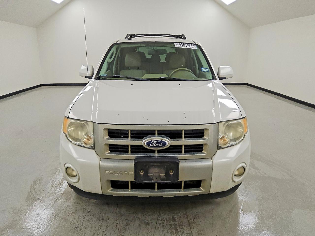2012 Ford Escape Limited White vin: 1FMCU0E72CKC47953