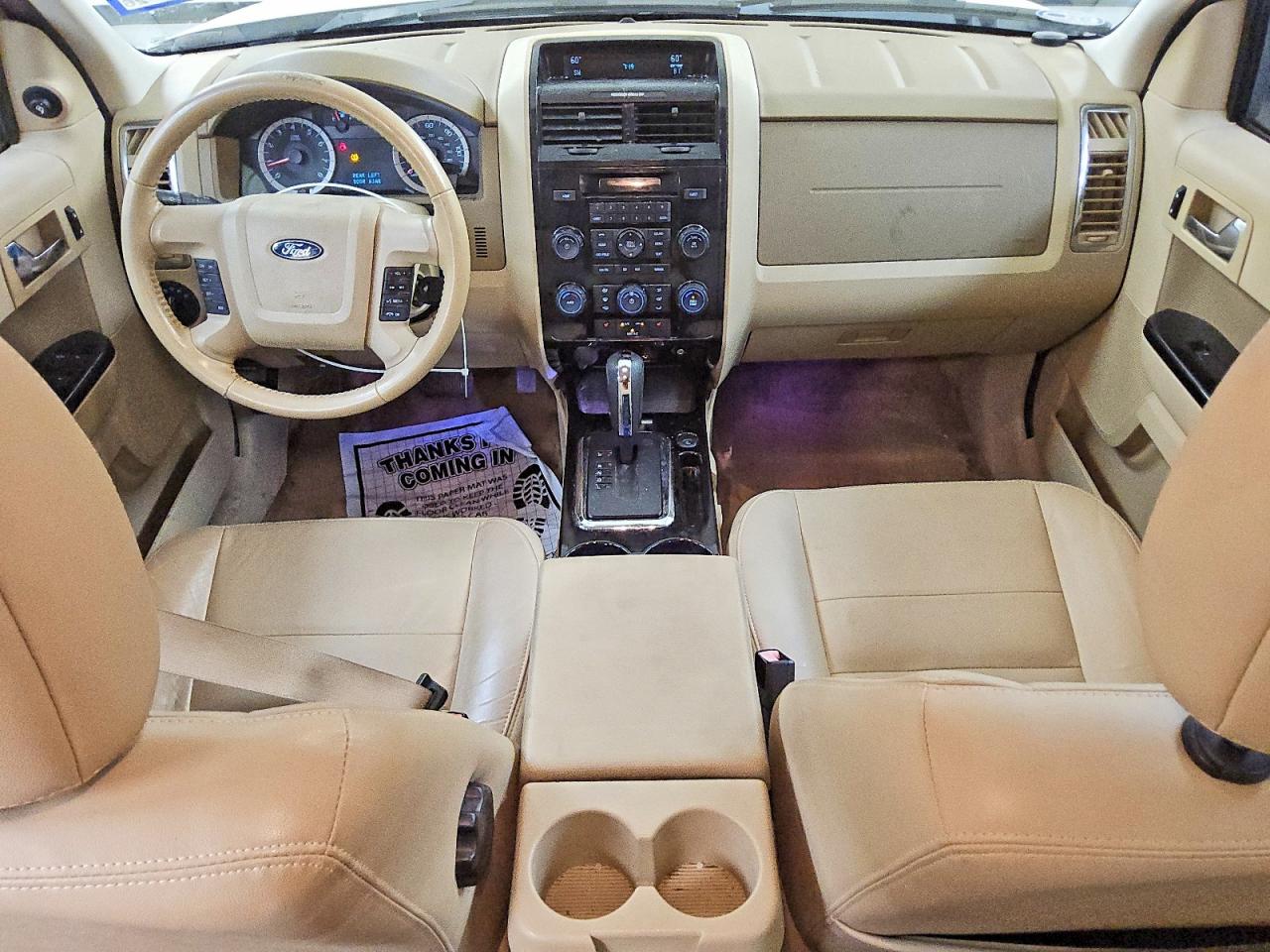 2012 Ford Escape Limited White vin: 1FMCU0E72CKC47953