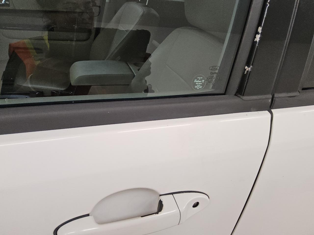 2012 Ford Escape Limited White vin: 1FMCU0E72CKC47953 Damage: Left Front Door, Chipped, 2