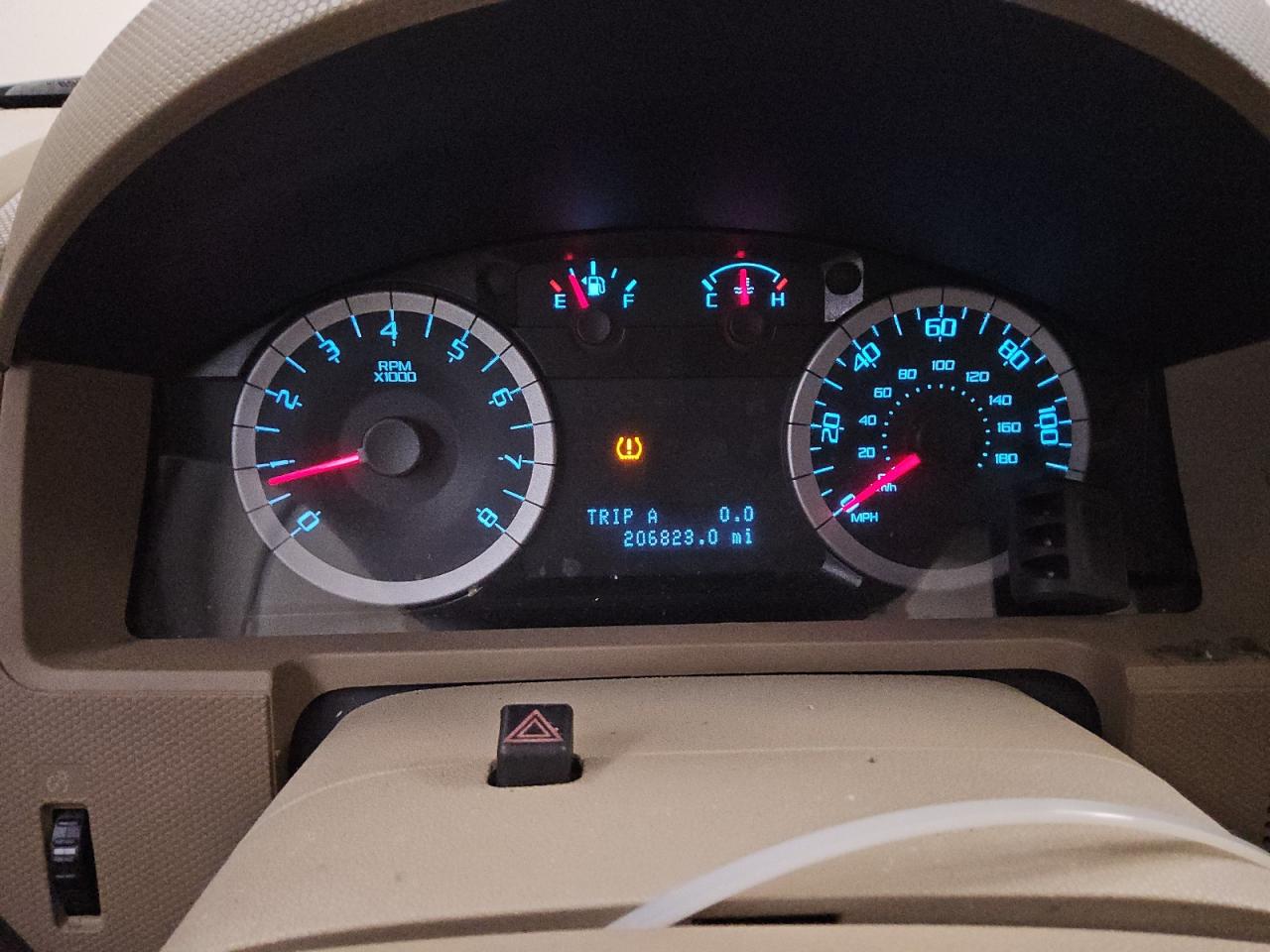 2012 Ford Escape Limited White vin: 1FMCU0E72CKC47953 Damage: Warning - Tire Pressure, On, Unacceptable
