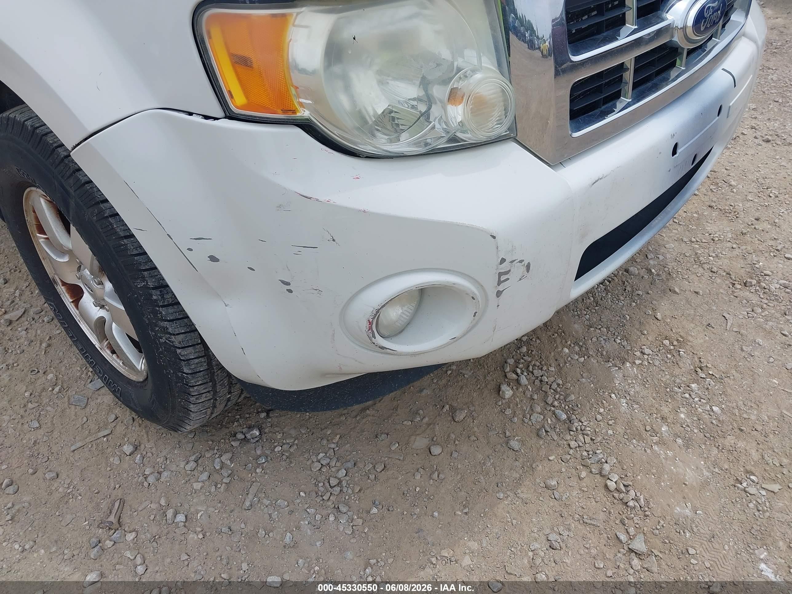 2011 Ford Escape Limited White vin: 1FMCU0E73BKB02497