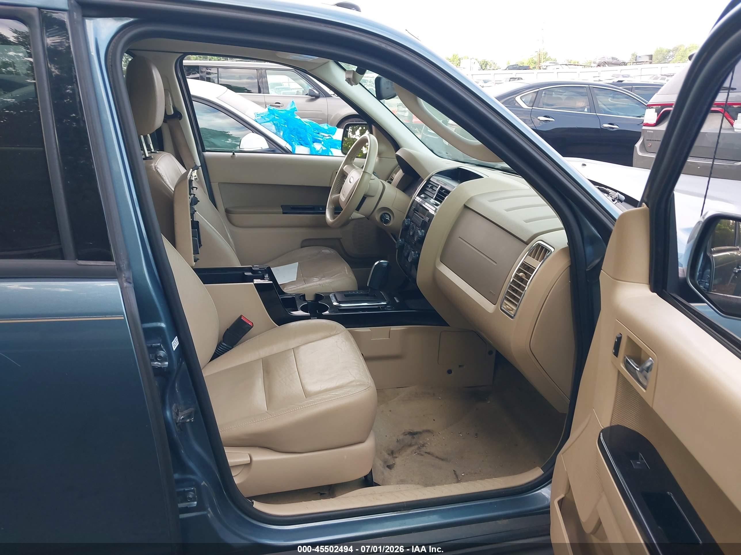 2012 Ford Escape Limited Blue vin: 1FMCU0E73CKB49515