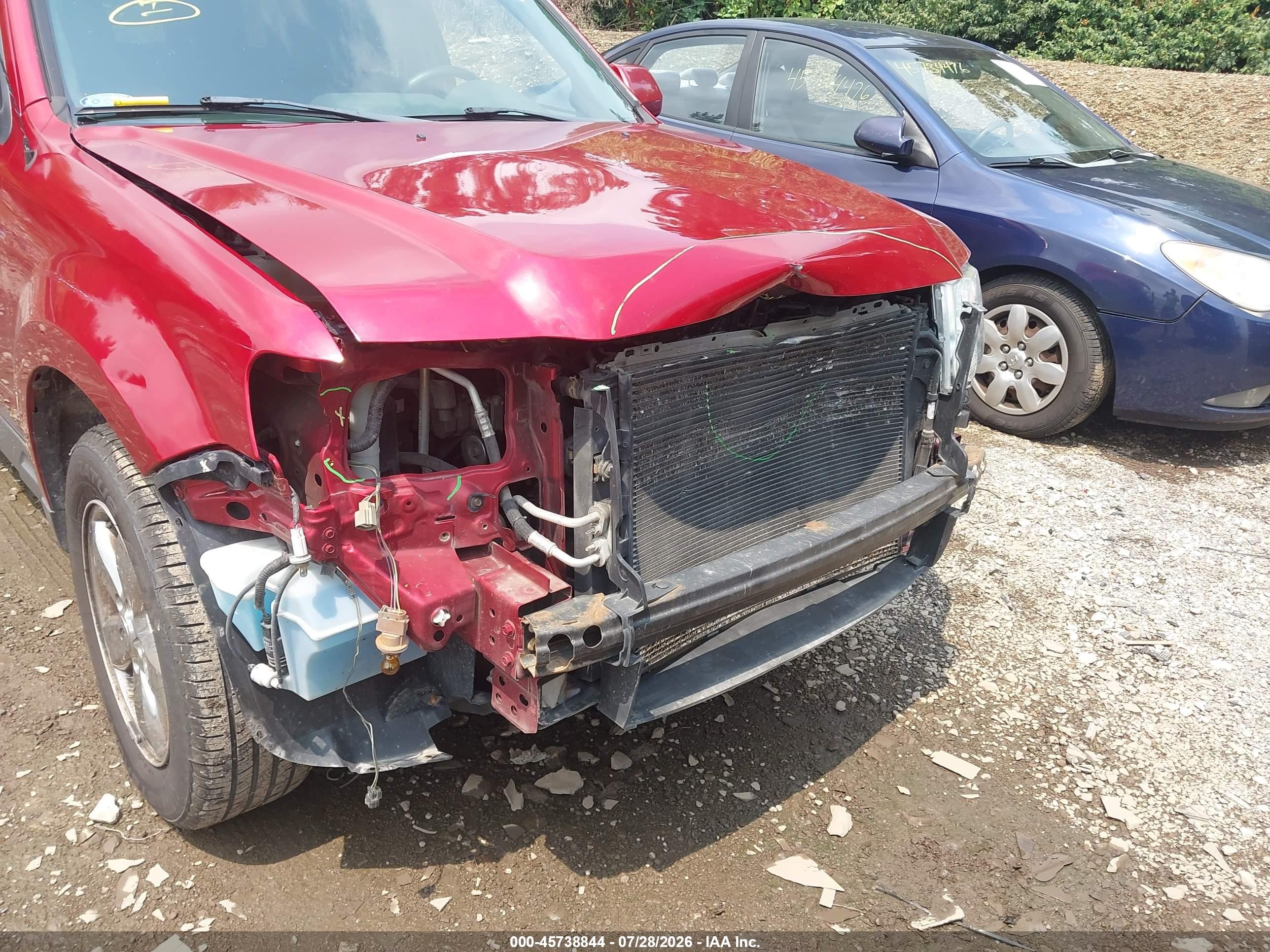 2012 Ford Escape Limited Красный vin: 1FMCU0E73CKC41725