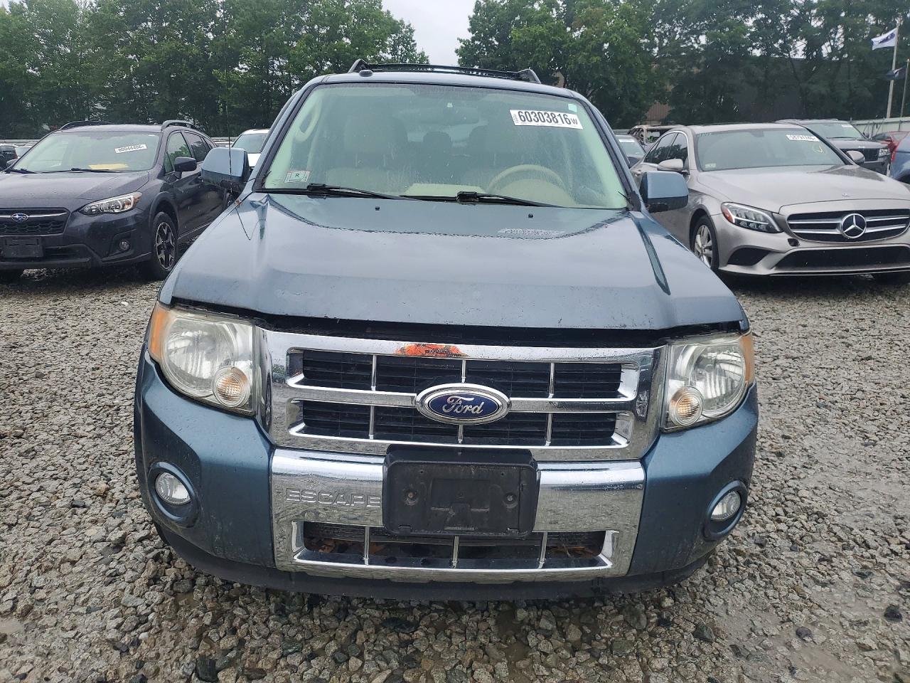 2012 Ford Escape Limited Blue vin: 1FMCU0E73CKC50652