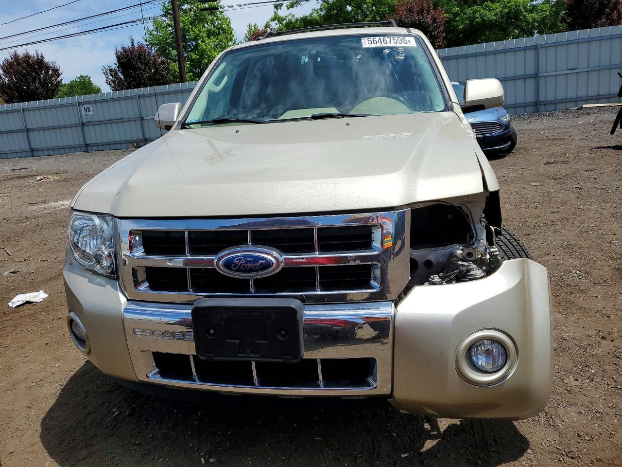 2012 Ford Escape Limited Beige vin: 1FMCU0E74CKA78874