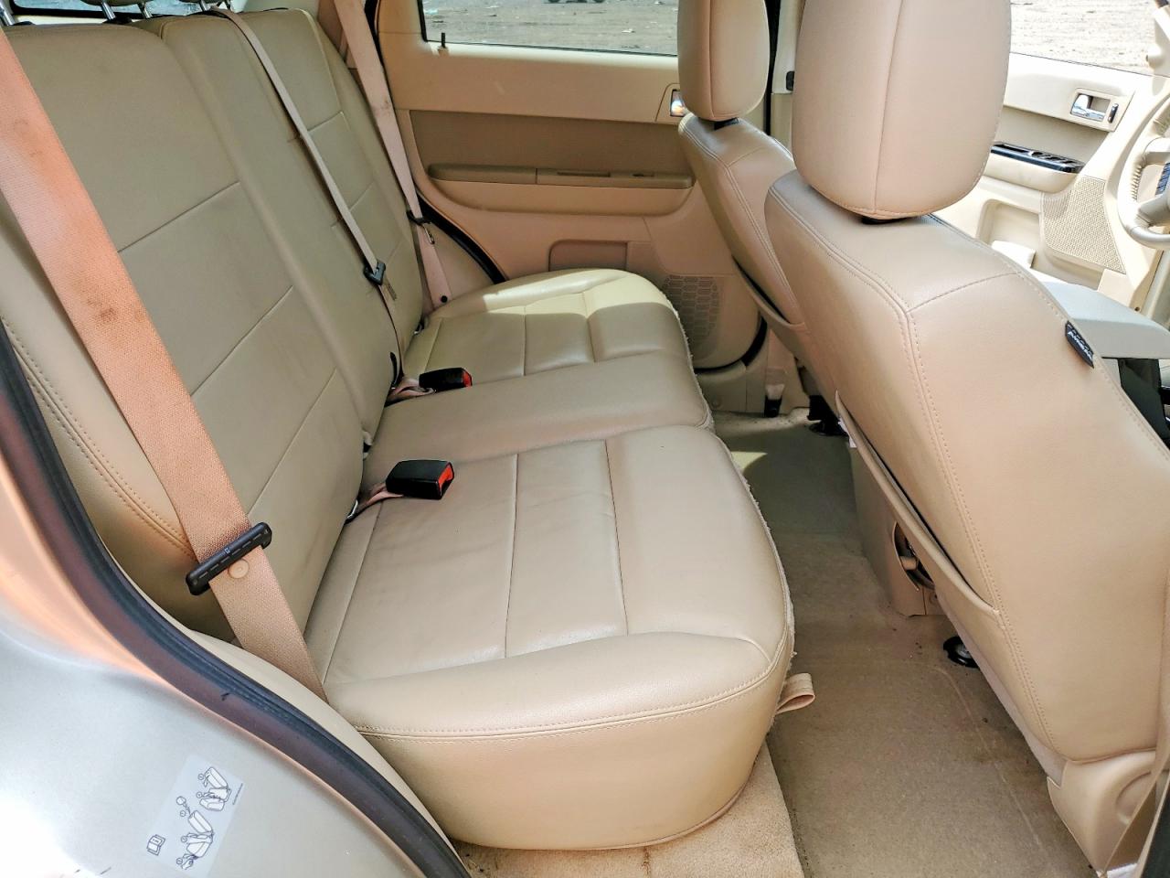 2012 Ford Escape Limited Beige vin: 1FMCU0E74CKA78874