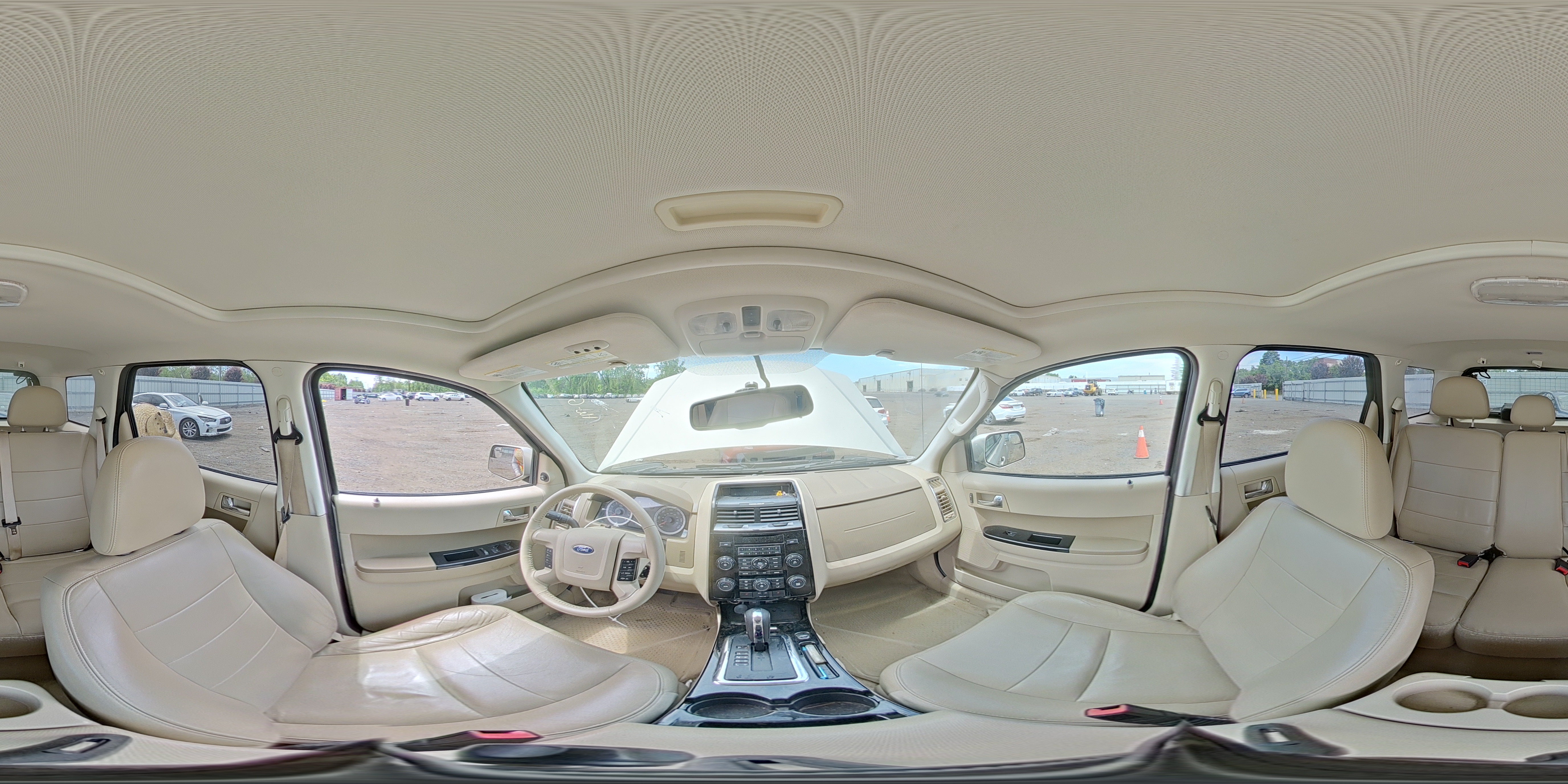 2012 Ford Escape Limited Beige vin: 1FMCU0E74CKA78874