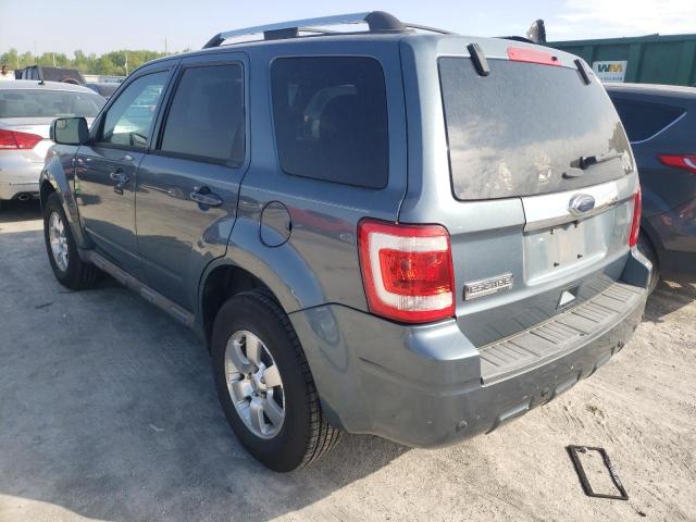 2012 Ford Escape Limited Blue vin: 1FMCU0E74CKB17334