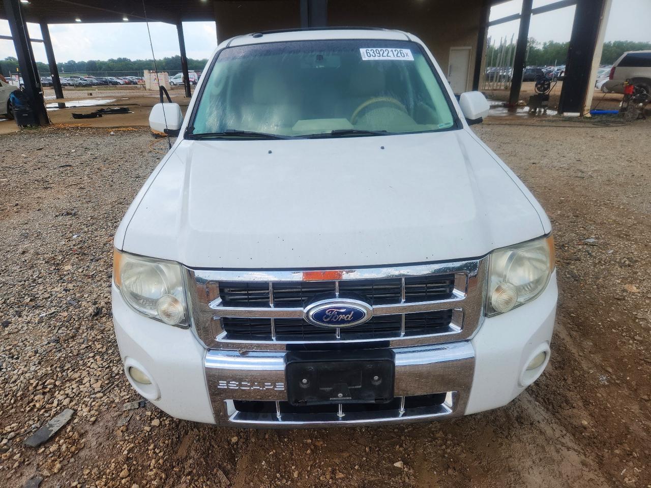 2011 Ford Escape Limited White vin: 1FMCU0E75BKA63363