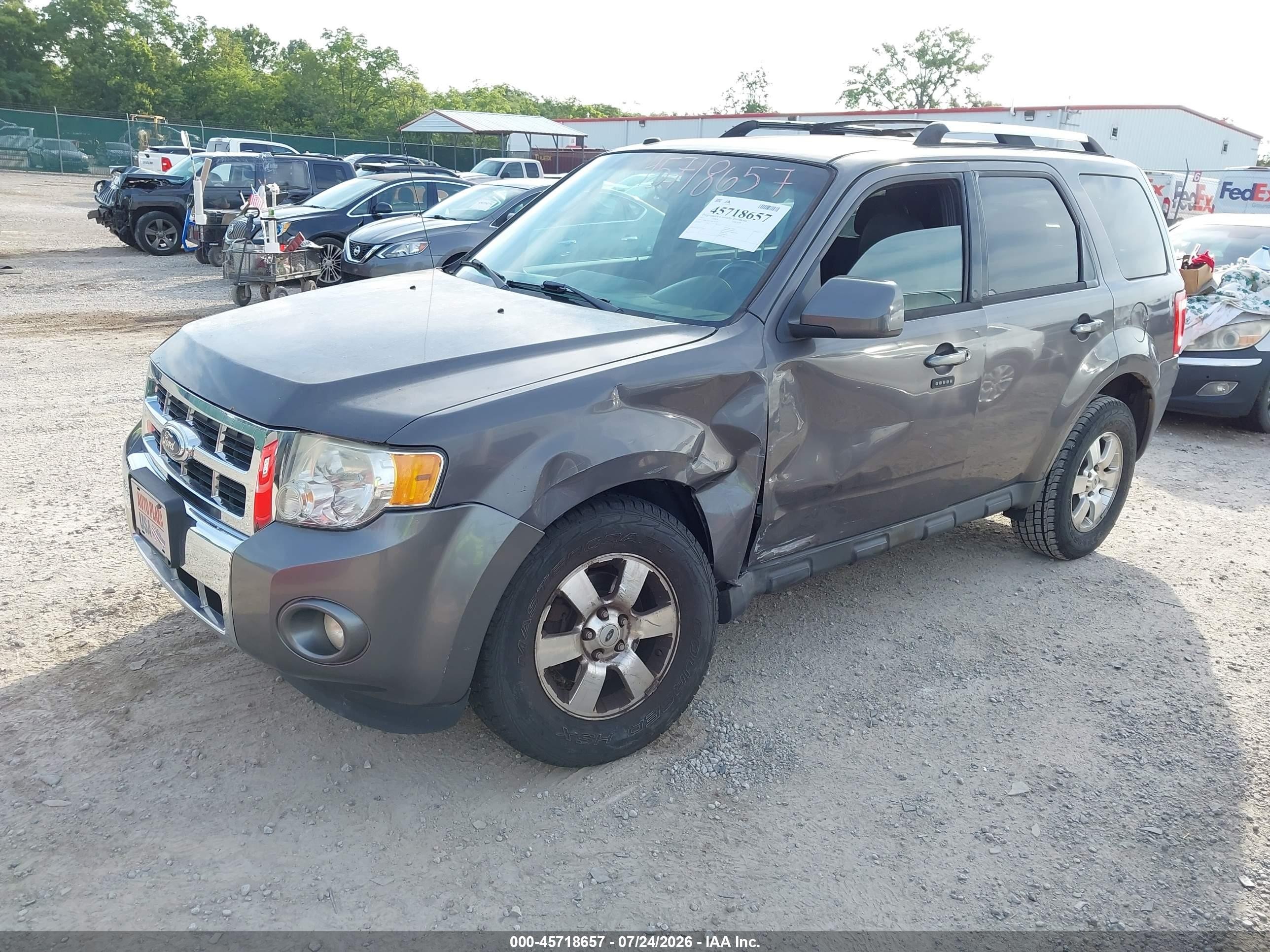 2011 Ford Escape Limited Gray vin: 1FMCU0E75BKC65507