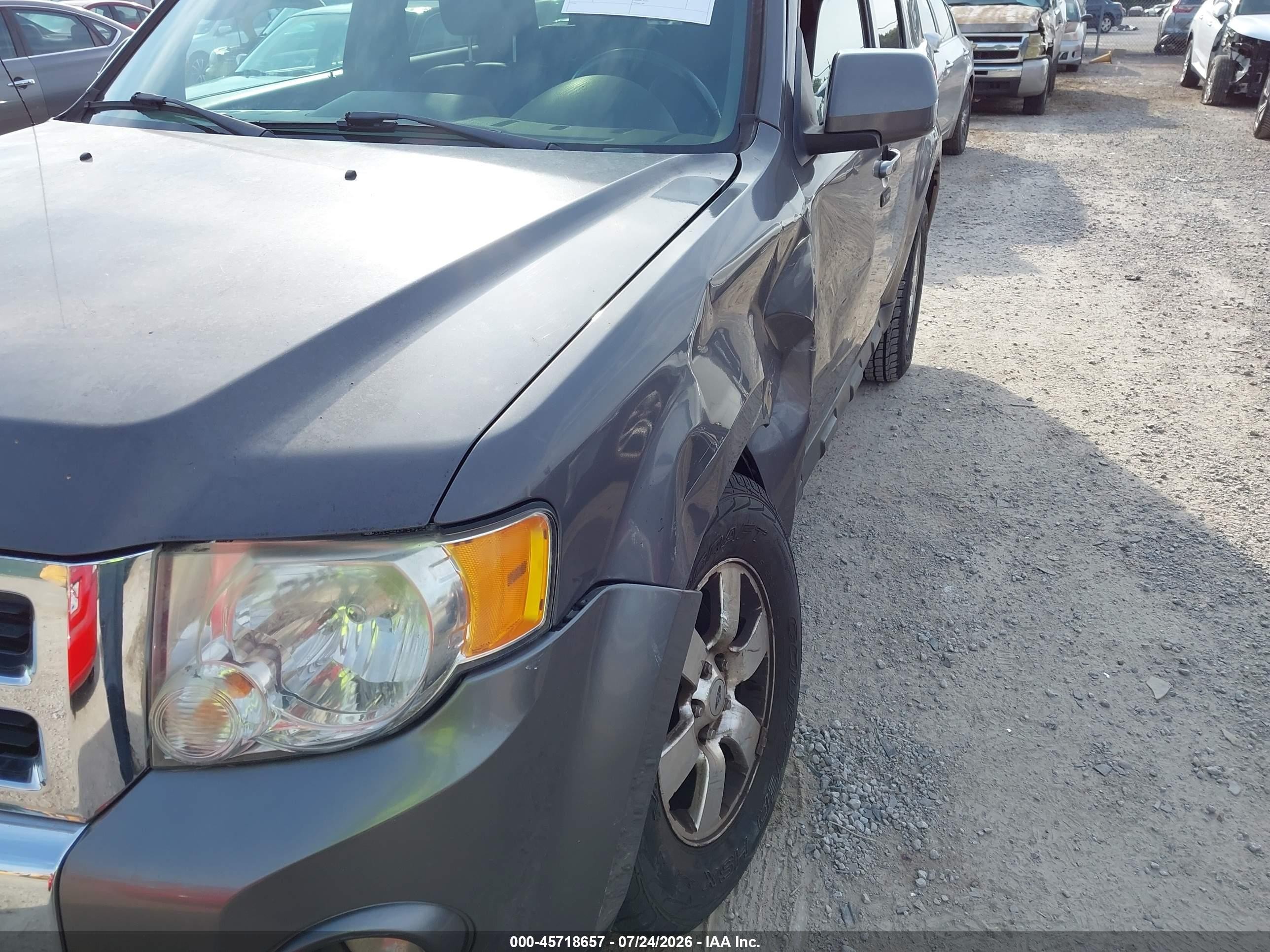 2011 Ford Escape Limited Gray vin: 1FMCU0E75BKC65507