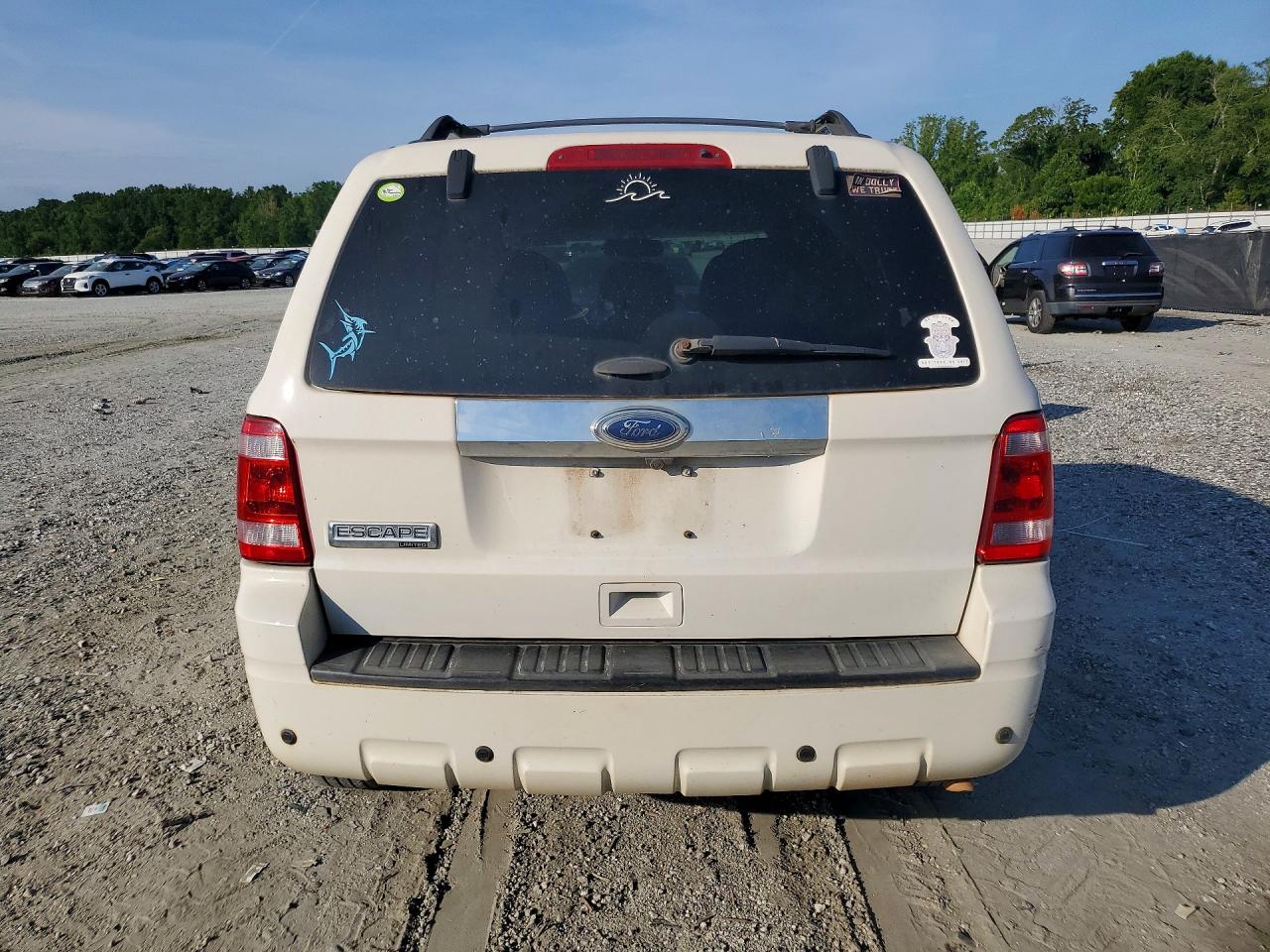 2012 Ford Escape Limited White vin: 1FMCU0E75CKA97109