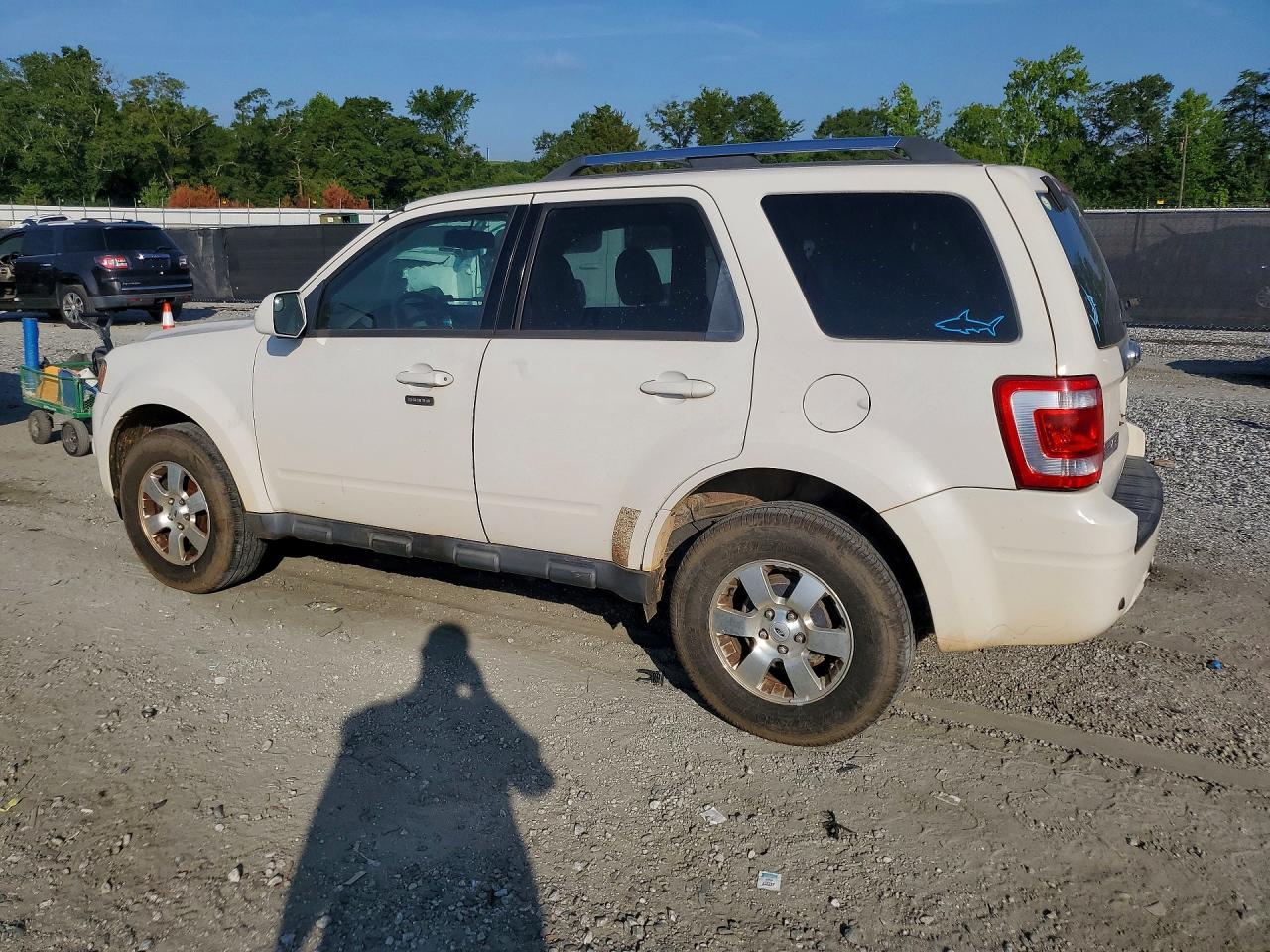 2012 Ford Escape Limited White vin: 1FMCU0E75CKA97109
