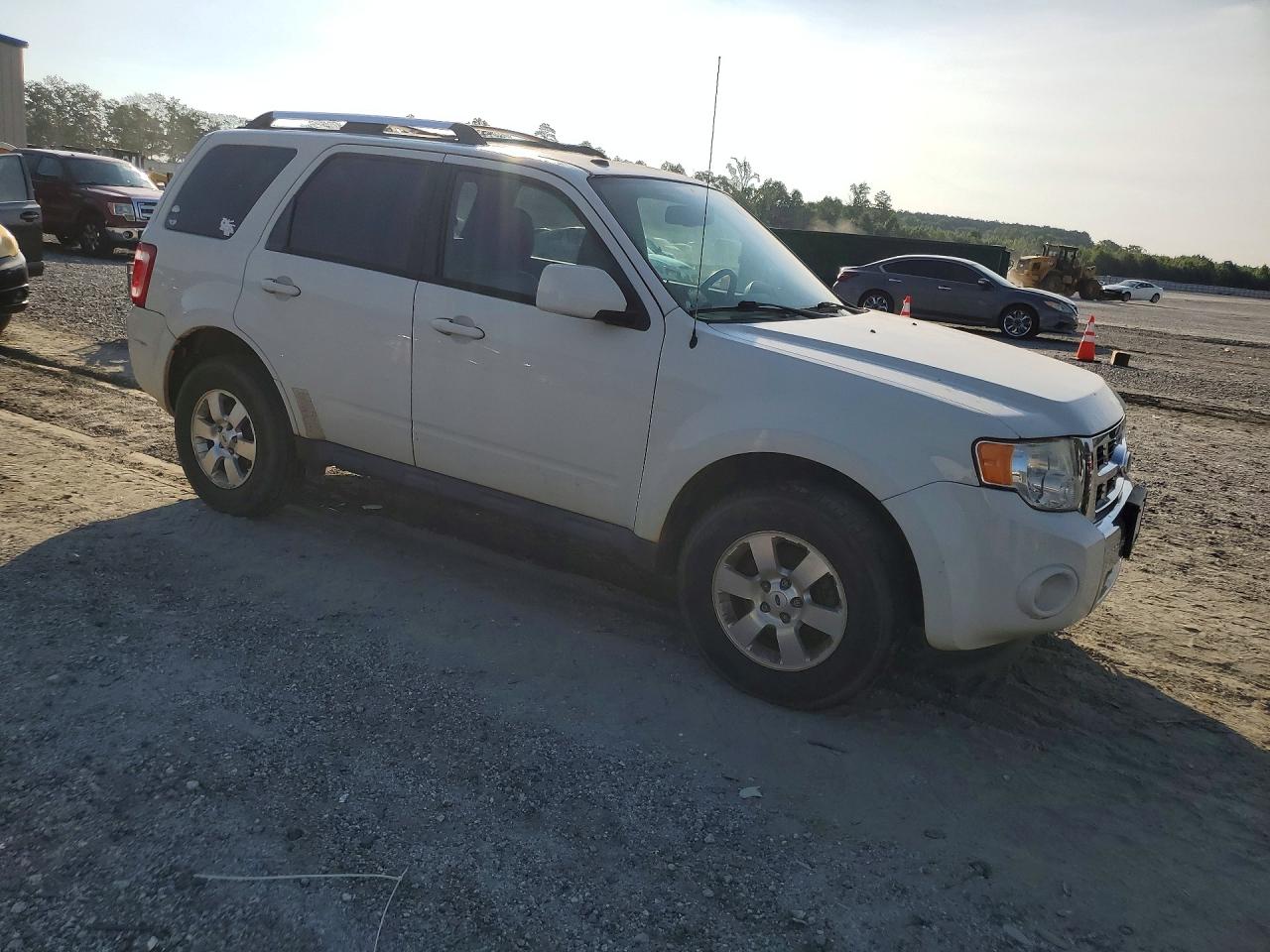 2012 Ford Escape Limited White vin: 1FMCU0E75CKA97109
