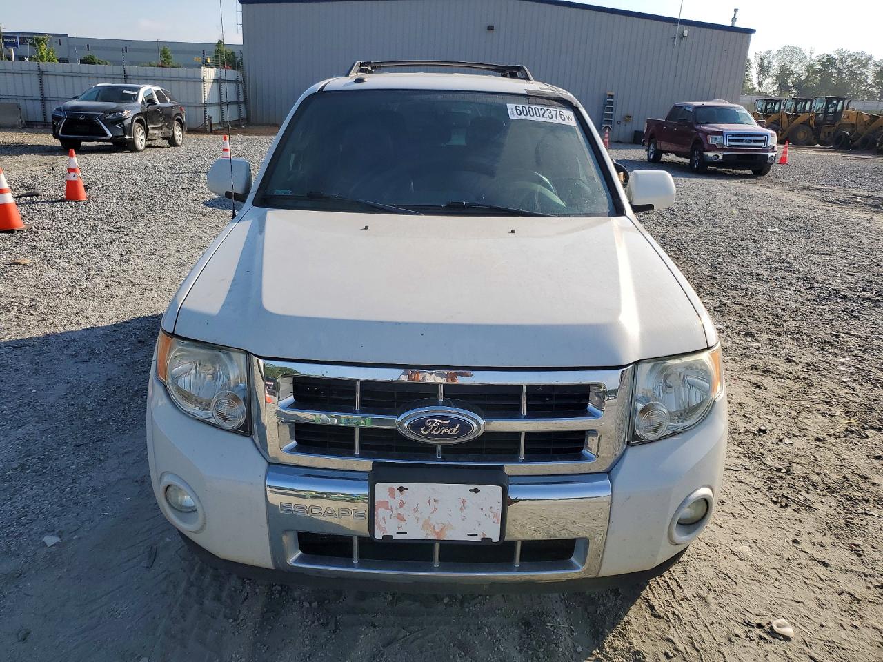 2012 Ford Escape Limited White vin: 1FMCU0E75CKA97109