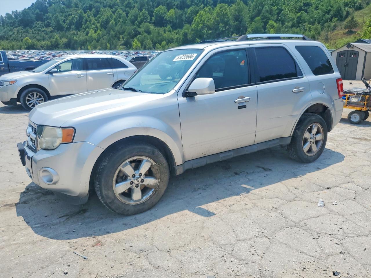 2012 Ford Escape Limited Silver vin: 1FMCU0E75CKC42598