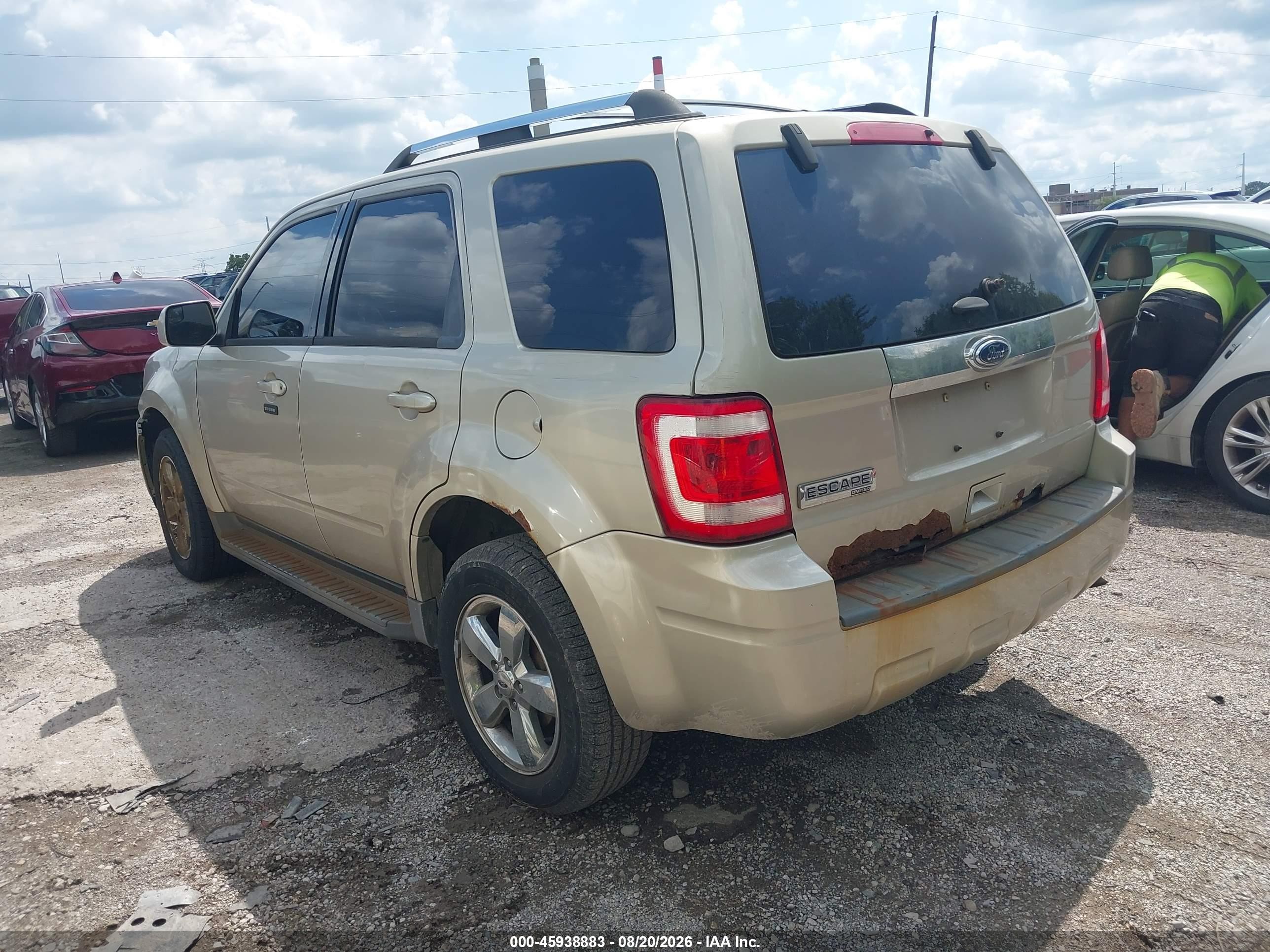 2011 Ford Escape Limited Champagne vin: 1FMCU0E77BKA97546