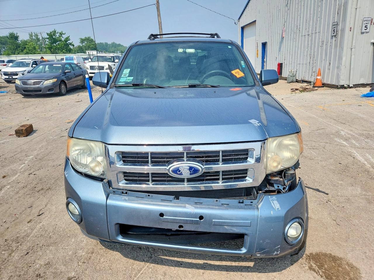 2012 Ford Escape Limited Blue vin: 1FMCU0E77CKA89755