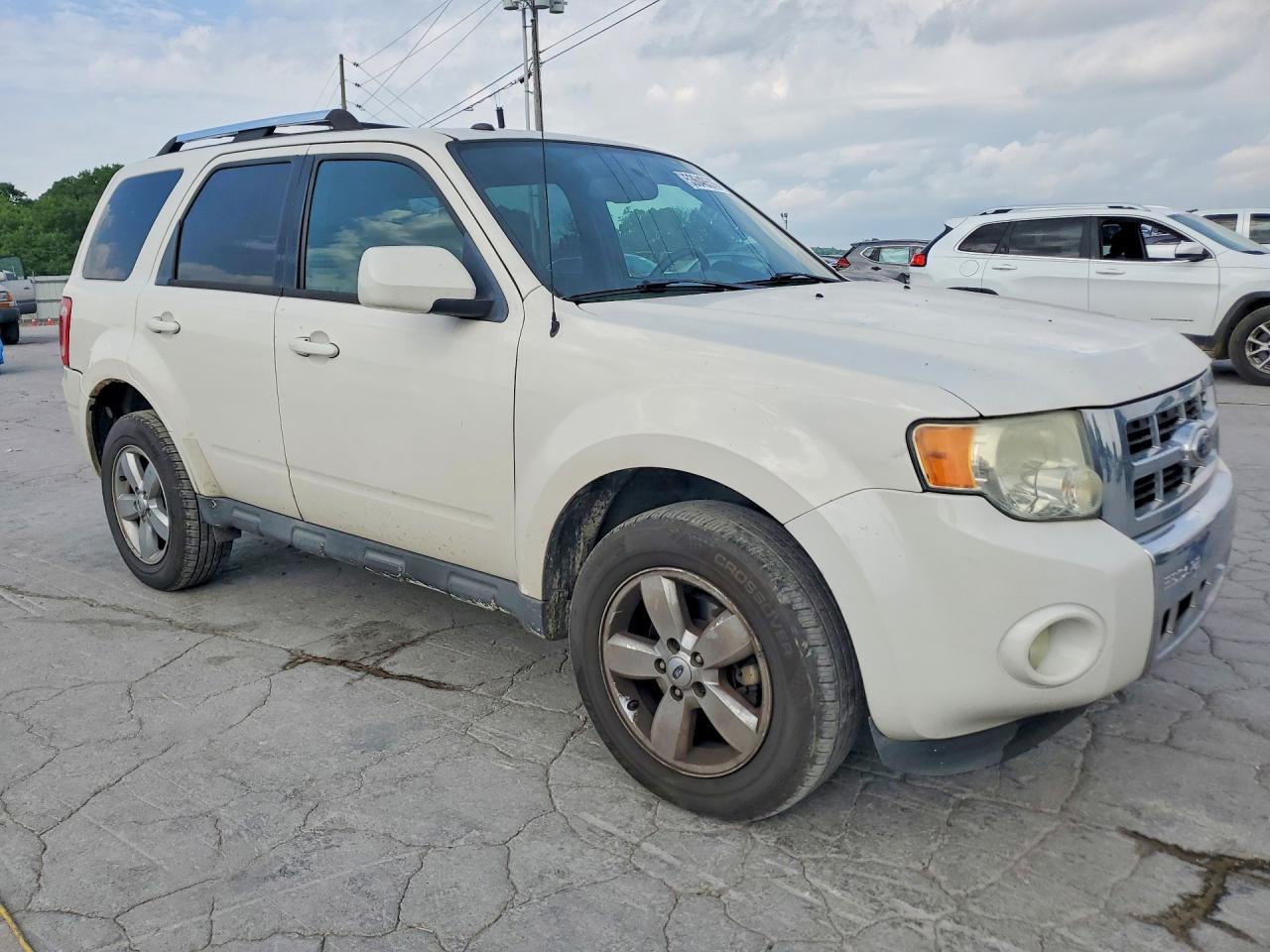 2012 Ford Escape Limited White vin: 1FMCU0E77CKB11205