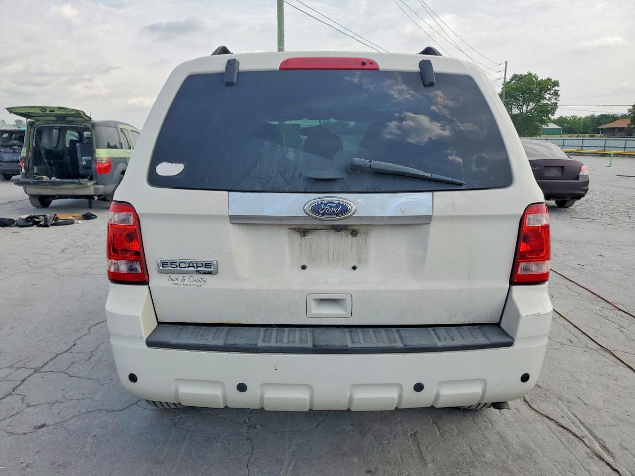 2012 Ford Escape Limited White vin: 1FMCU0E77CKB11205