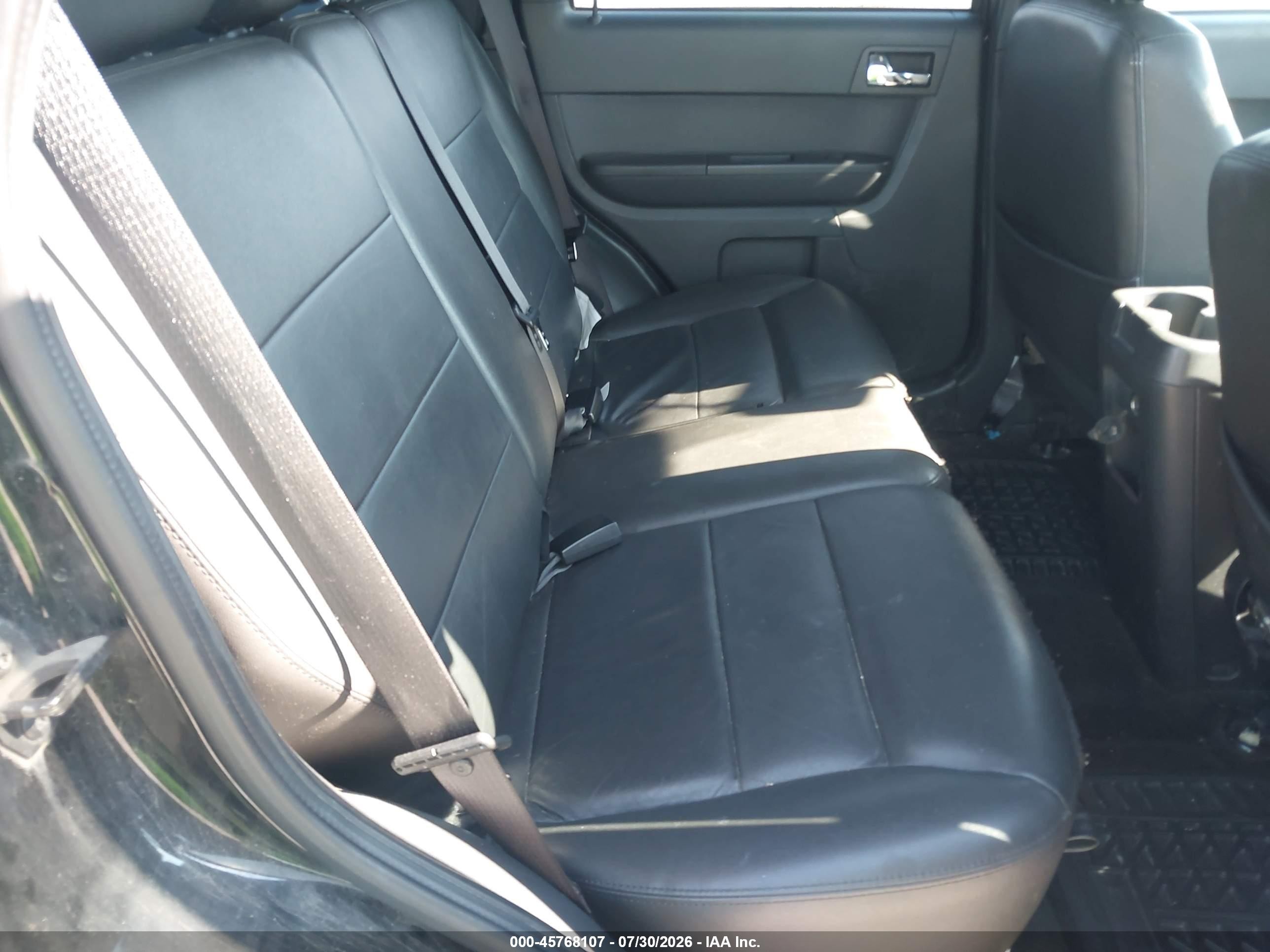 2012 Ford Escape Limited Black vin: 1FMCU0E77CKC05312