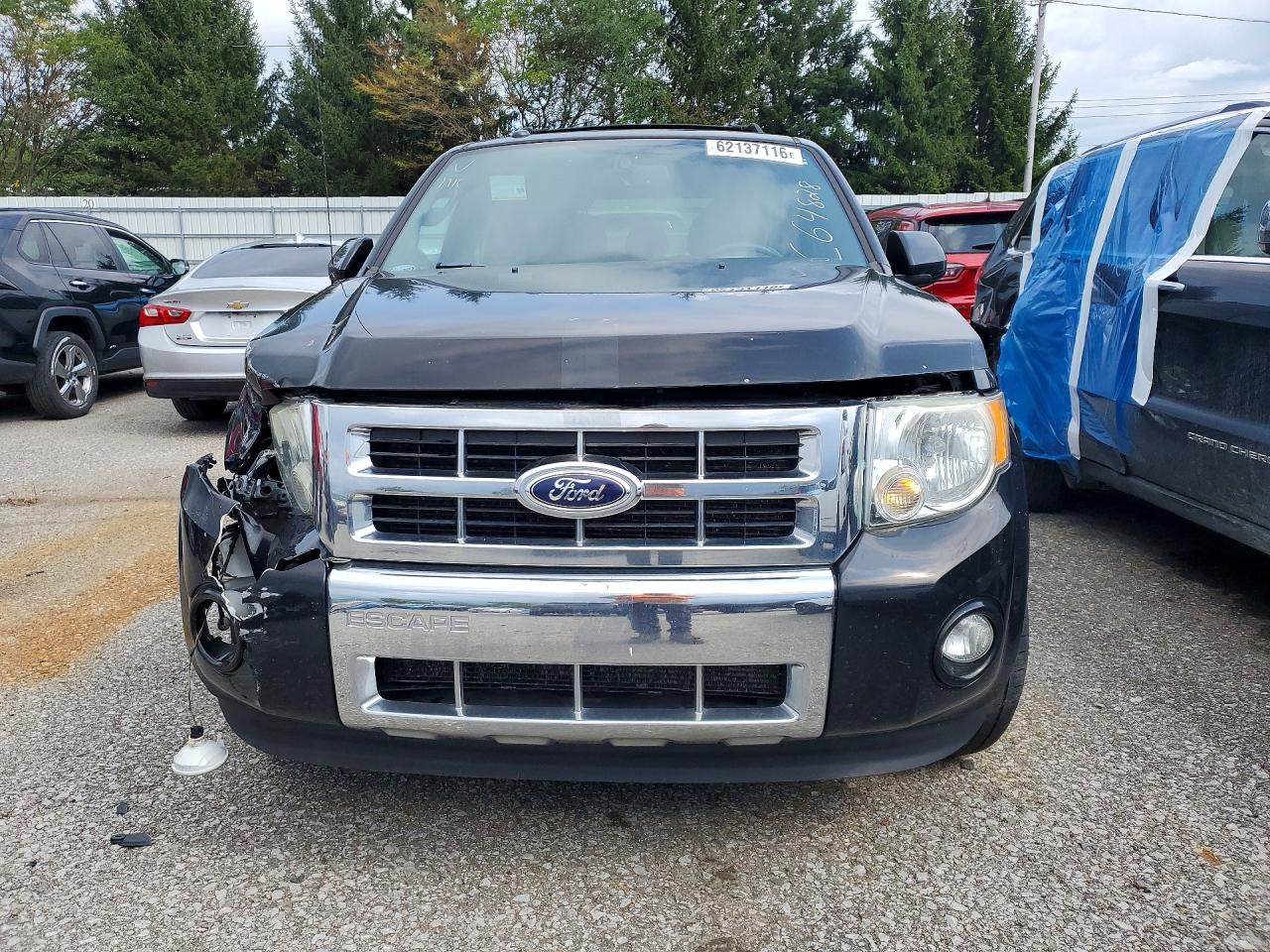 2012 Ford Escape Limited Black vin: 1FMCU0E77CKC64828