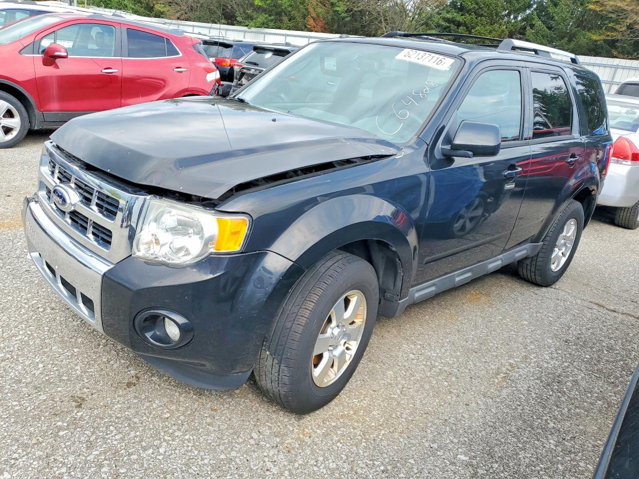 2012 Ford Escape Limited Black vin: 1FMCU0E77CKC64828