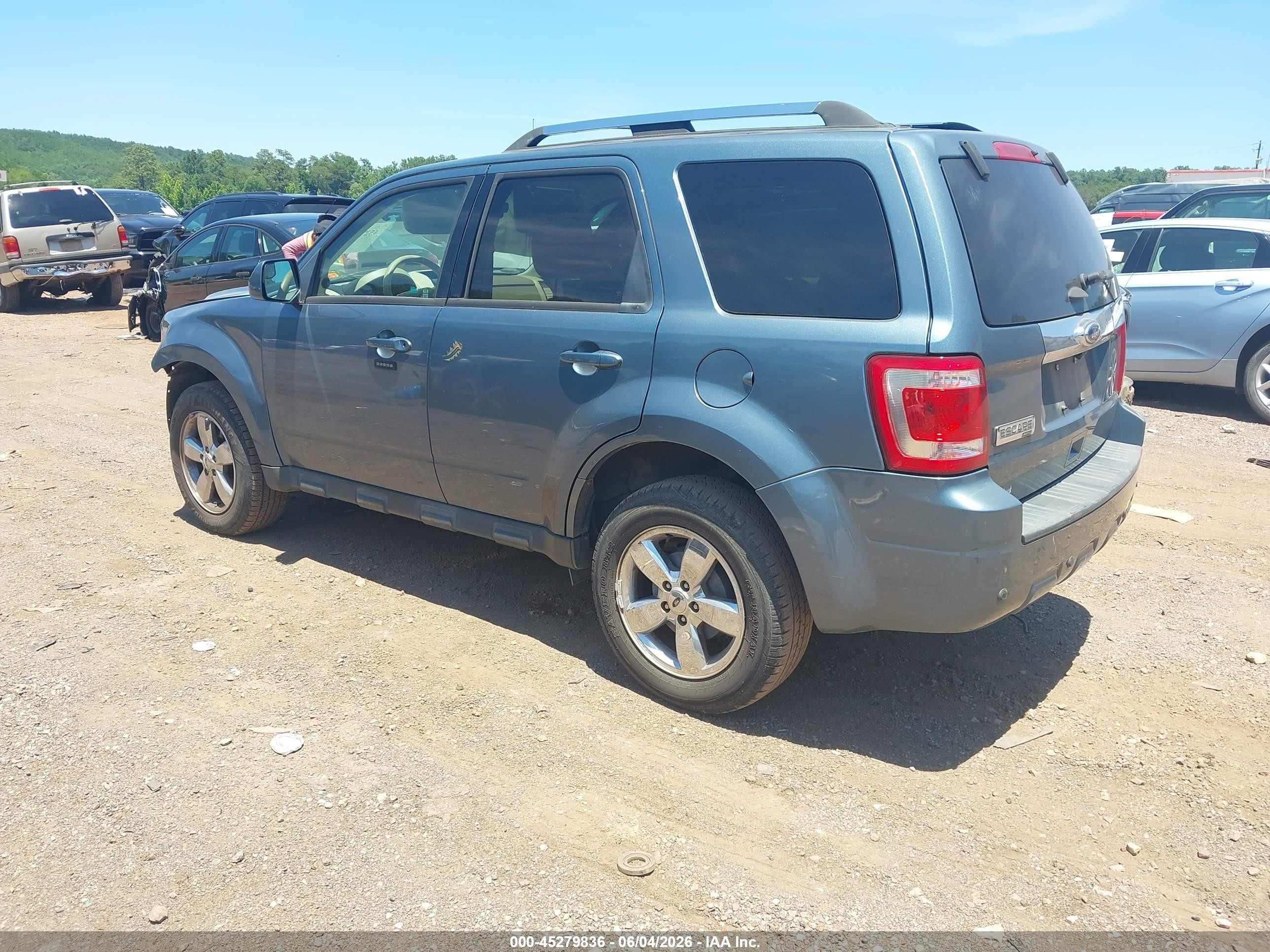 2011 Ford Escape Limited Blue vin: 1FMCU0E78BKB33132