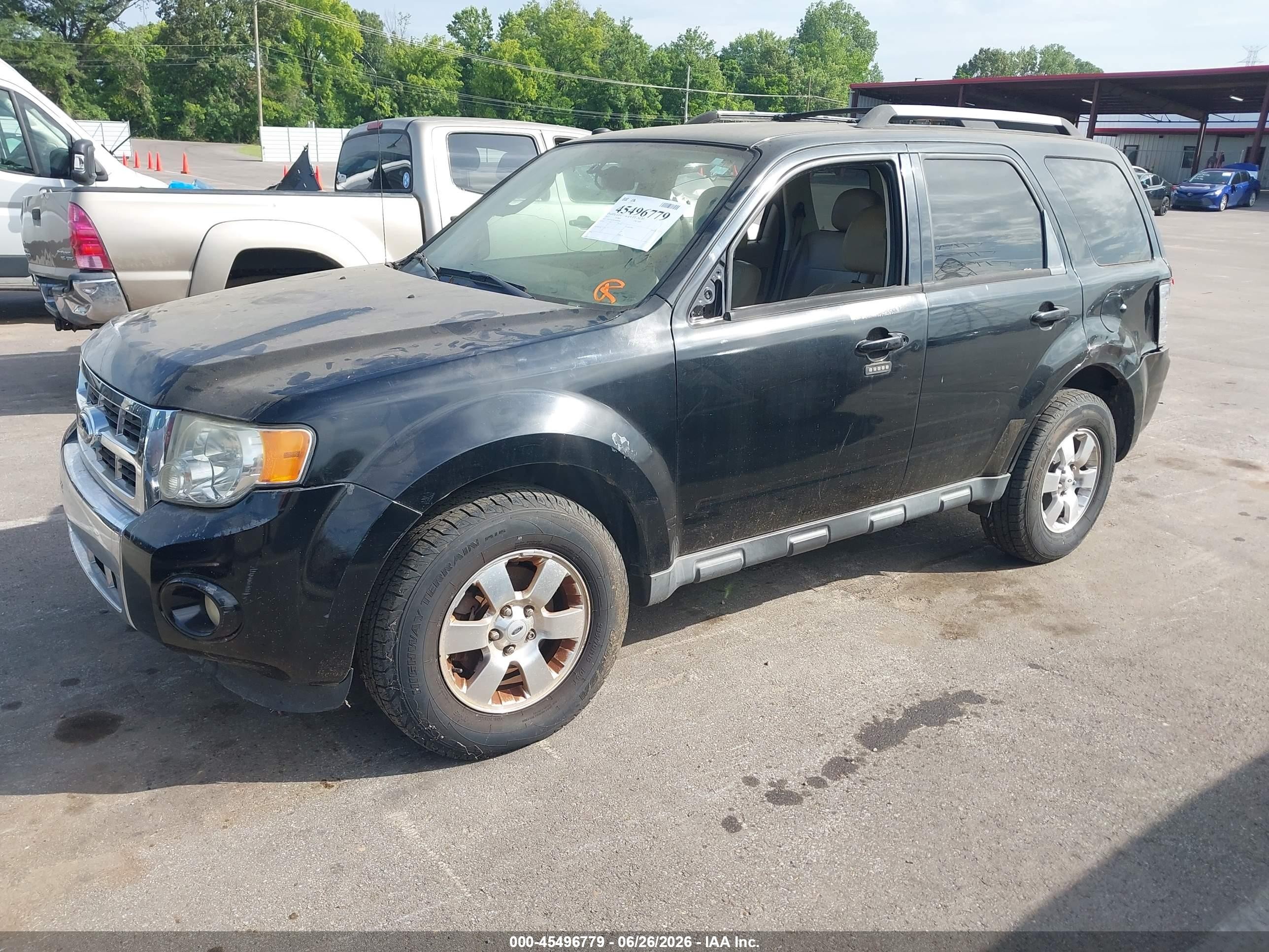 2012 Ford Escape Limited Black vin: 1FMCU0E78CKB06806