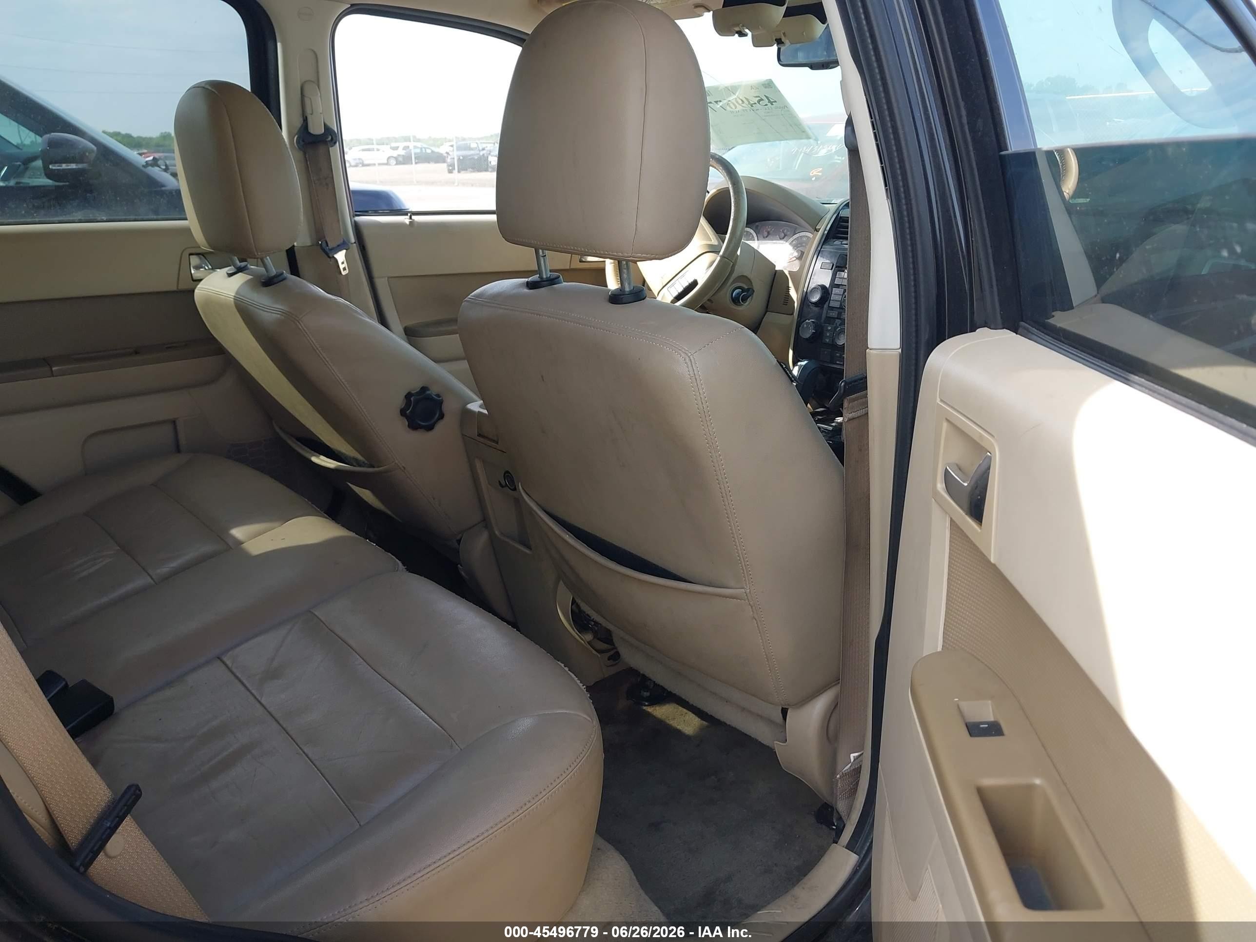 2012 Ford Escape Limited Black vin: 1FMCU0E78CKB06806